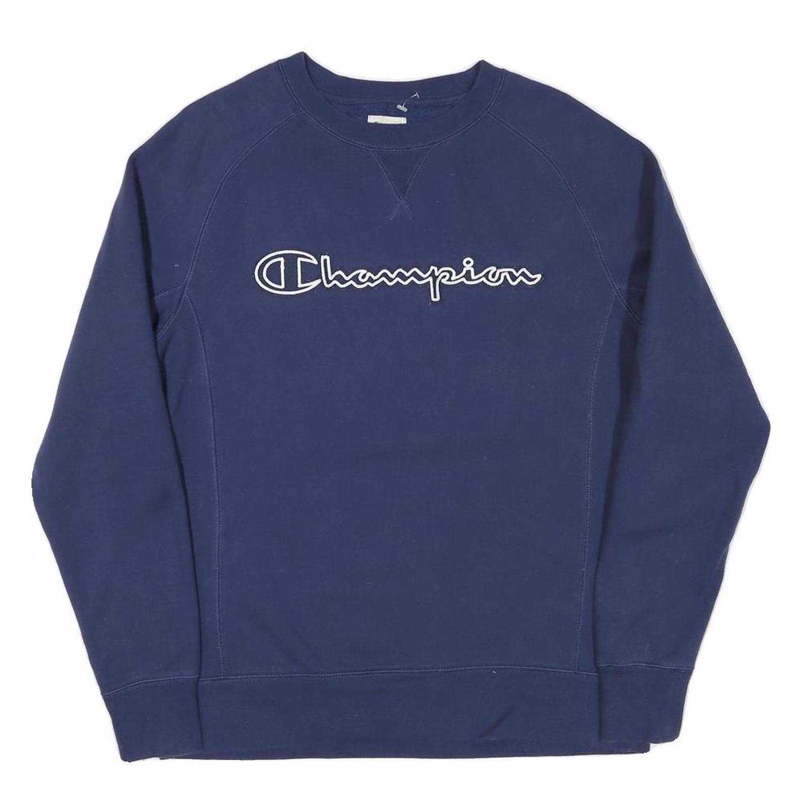 Buy CHAMPION Womens Blue Crew Neck Sweatshirt S Cotton Blend Pullover Refurbished - $29.89 CHAMPION Womens Blue Crew Neck Sweatshirt S Cotton Blend Pullover Refurbished - N/A refurbished available on Cerqular