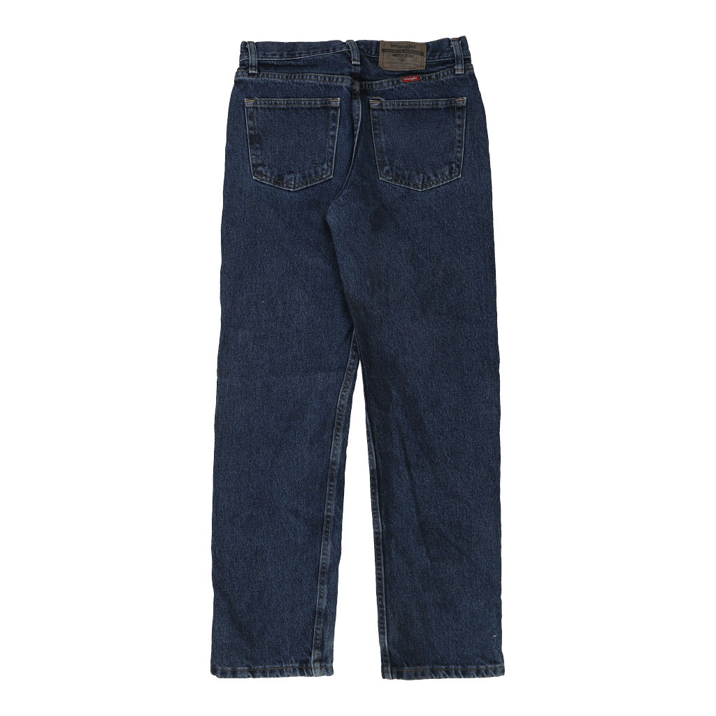 Wrangler Jeans - 29W UK 10 Dark Wash Cotton | Size: UK 10 Refurbished - Thrifted (note: this is a term often used to describe second- refurbished available on Cerqular