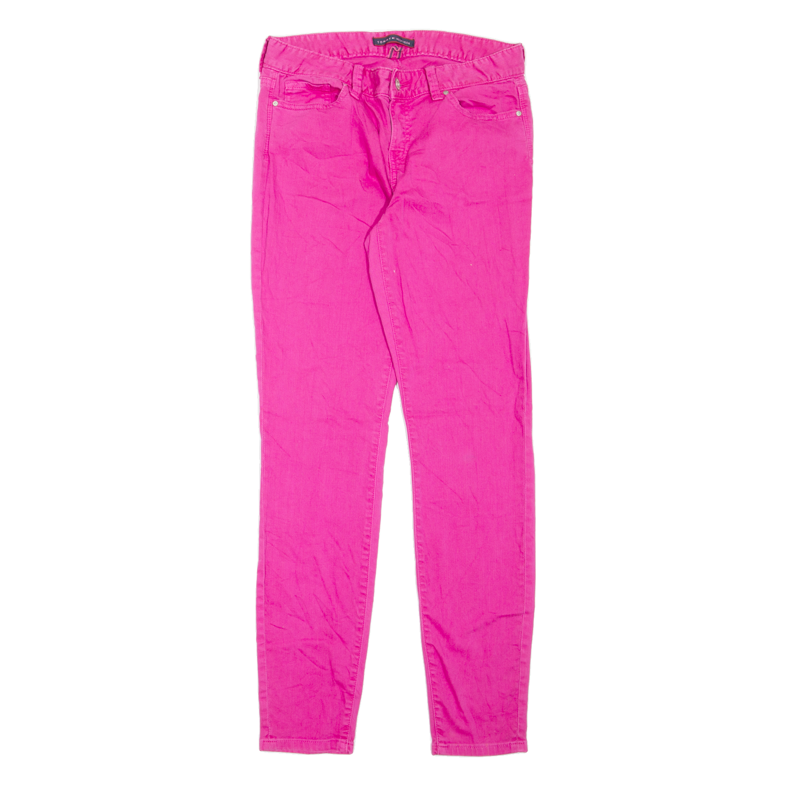 TOMMY HILFIGER Womens Jeans Pink Slim Skinny W28 L31 Refurbished - N/A refurbished available on Cerqular