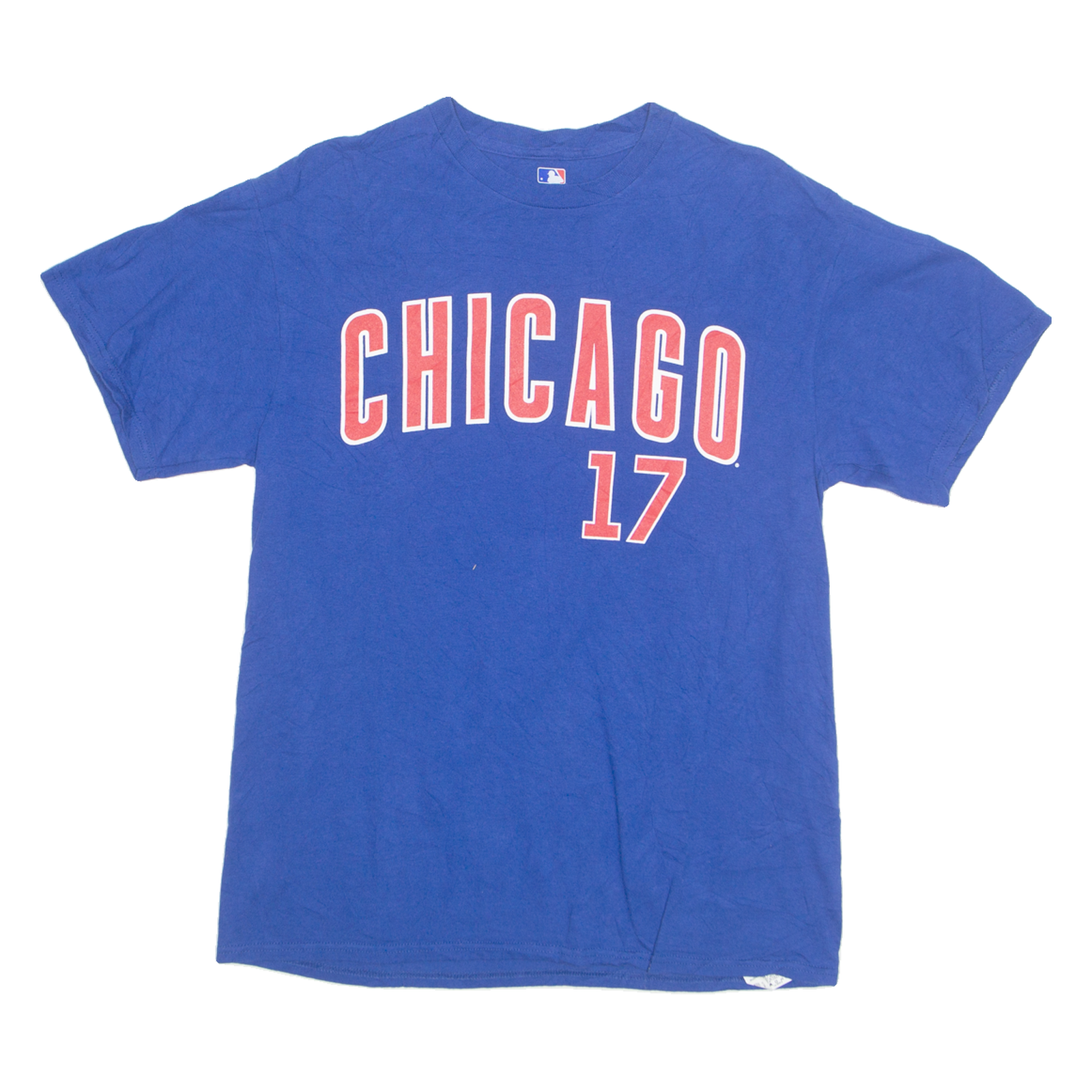 MLB Chicago Cubs 17' Bryant Mens T-Shirt Blue USA M Refurbished - N/A refurbished available on Cerqular