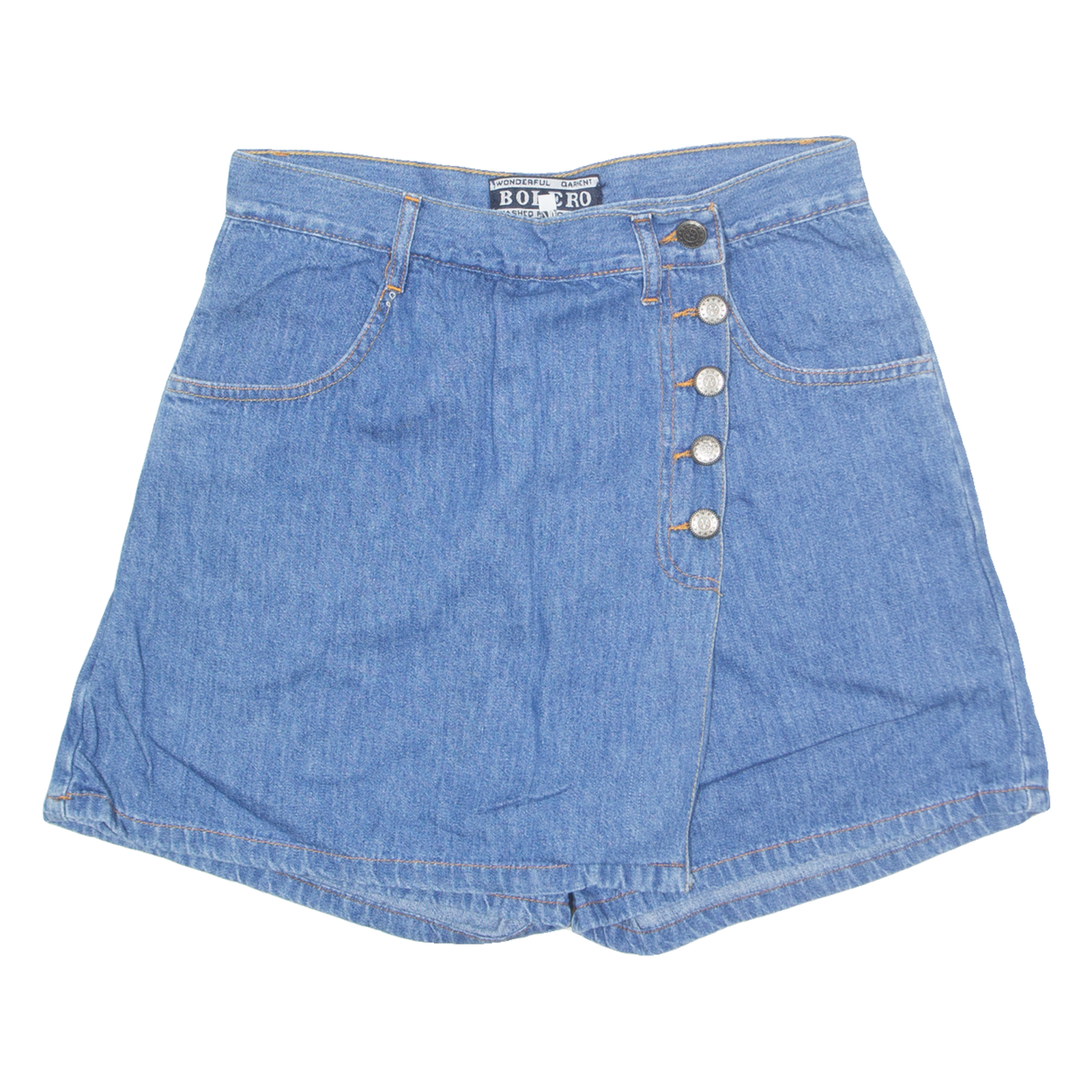 BOLERO Womens Denim Shorts Blue S W27 Refurbished - N/A refurbished available on Cerqular