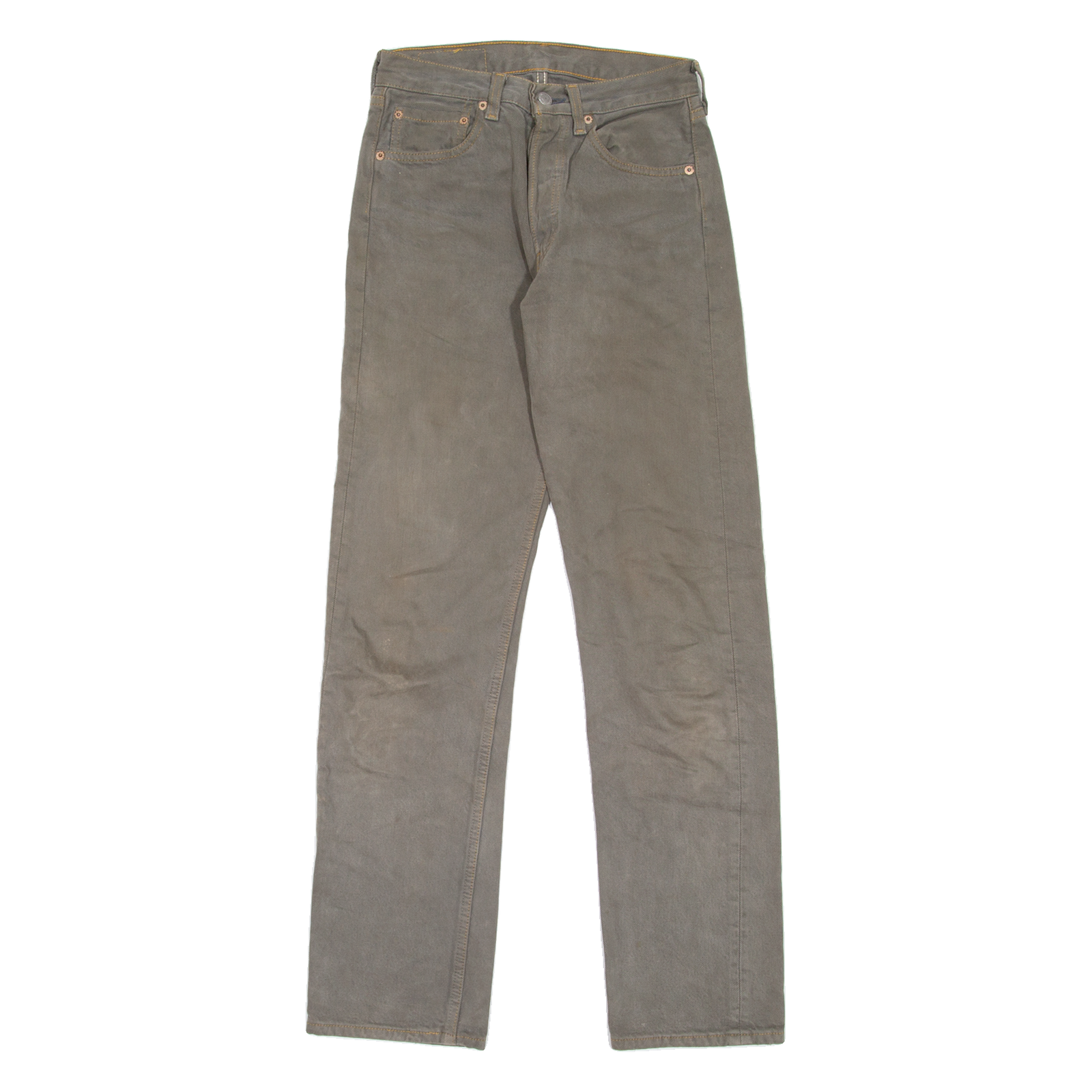 LEVI'S 501 MADE IN USA Jeans Womens Grey Regular Straight 90s W27 L32 Refurbished - N/A refurbished available on Cerqular