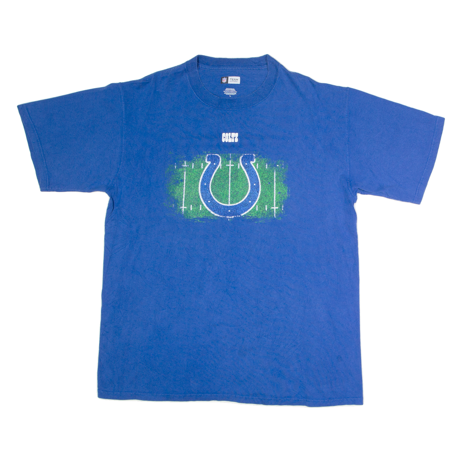 Buy NFL Colts Mens T-Shirt Blue USA L Refurbished - $23.39 NFL Colts Mens T-Shirt Blue USA L Refurbished - N/A refurbished available on Cerqular