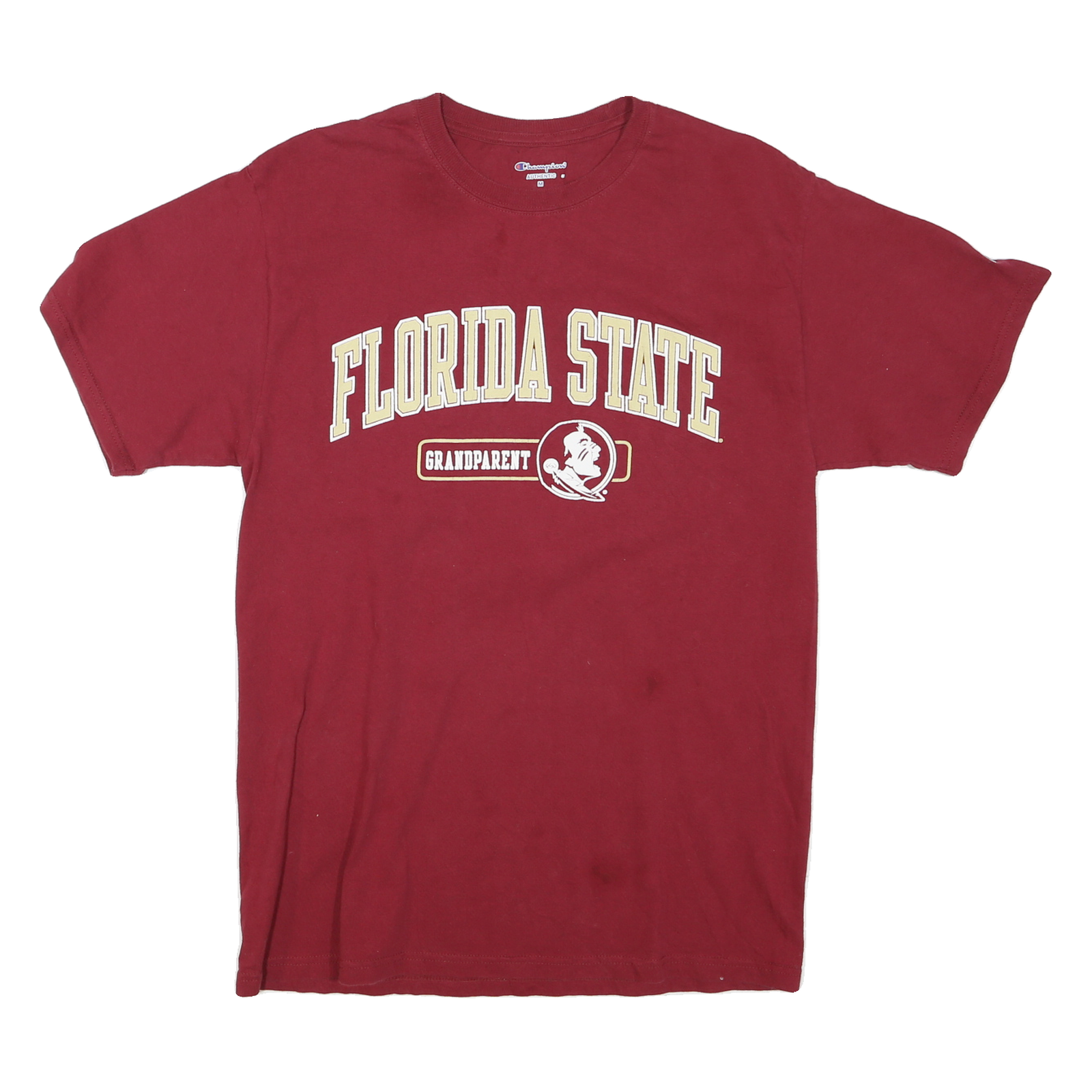 Buy CHAMPION Mens Maroon Florida State Grandparent Graphic T-Shirt M Short Sleeve Refurbished - $16.89 CHAMPION Mens Maroon Florida State Grandparent Graphic T-Shirt M Short Sleeve Refurbished - N/A refurbished available on Cerqular