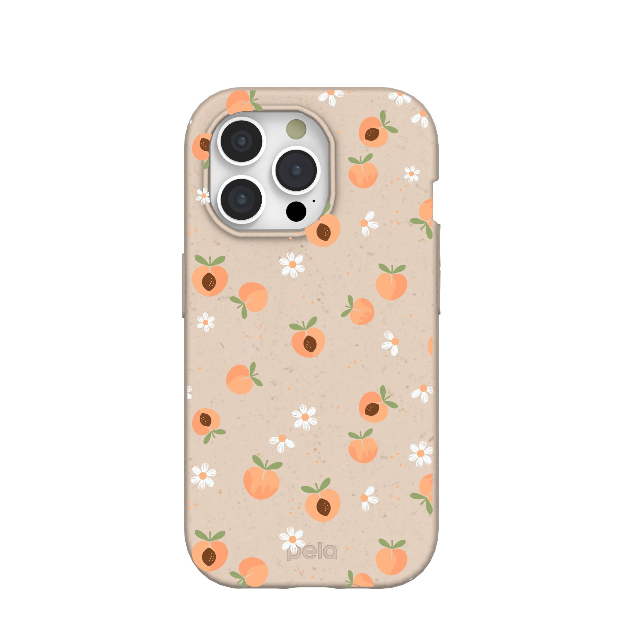 Seashell Feeling Peachy iPhone 15 Pro Case Refurbished - Pela Case refurbished available on Cerqular