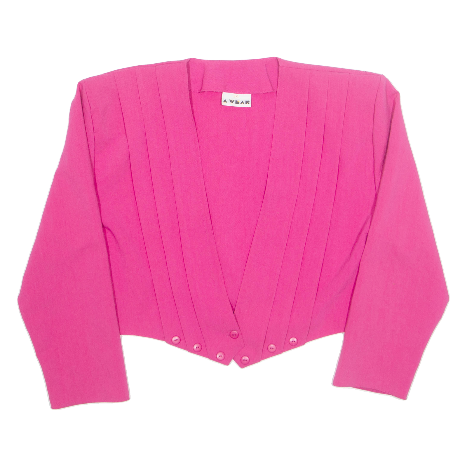 ANWAR Womens Waistcoat Pink Long Sleeve M Refurbished - N/A refurbished available on Cerqular