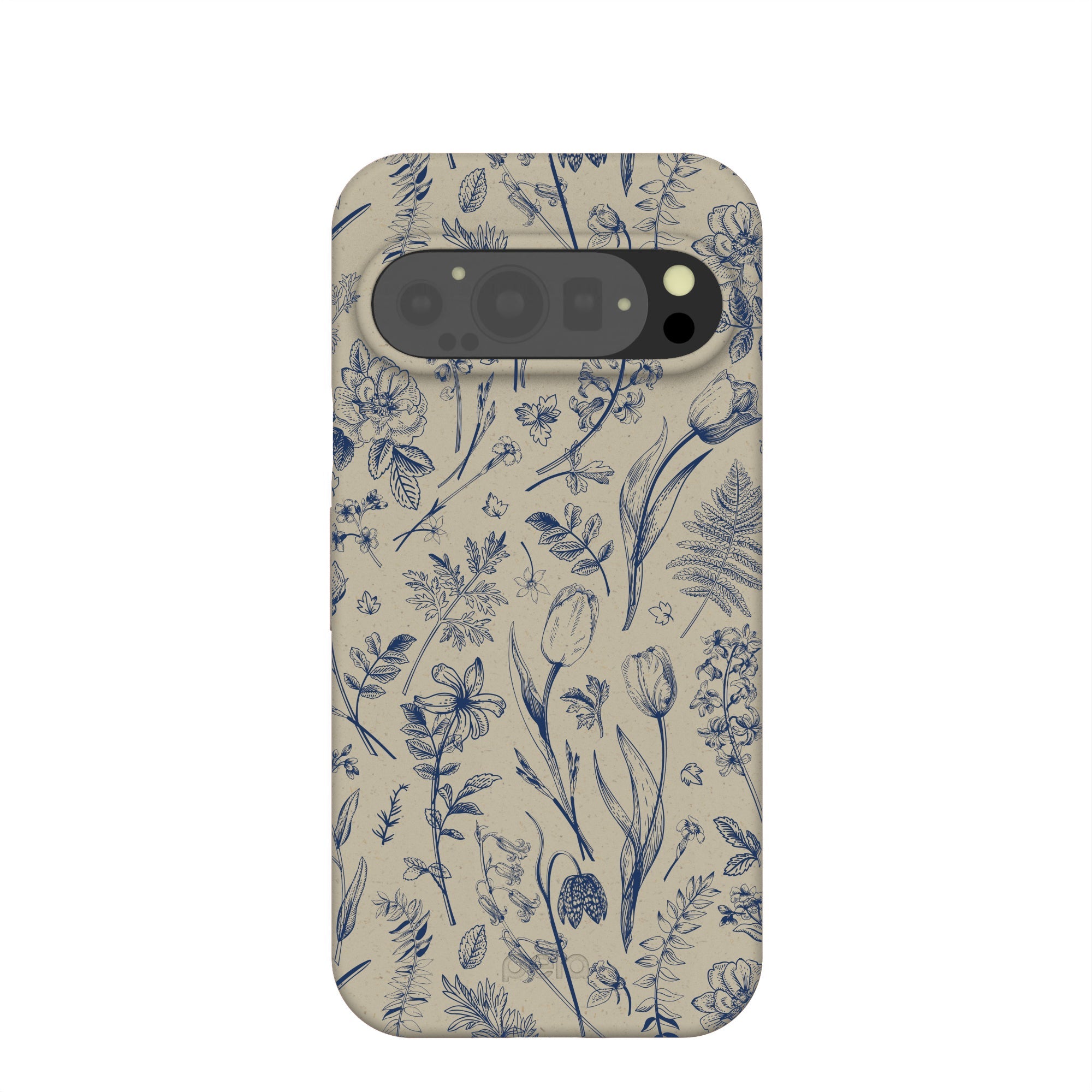 London Fog Indigo Bouquet Google Pixel 9/9 Pro Case Refurbished - Pela Case refurbished available on Cerqular
