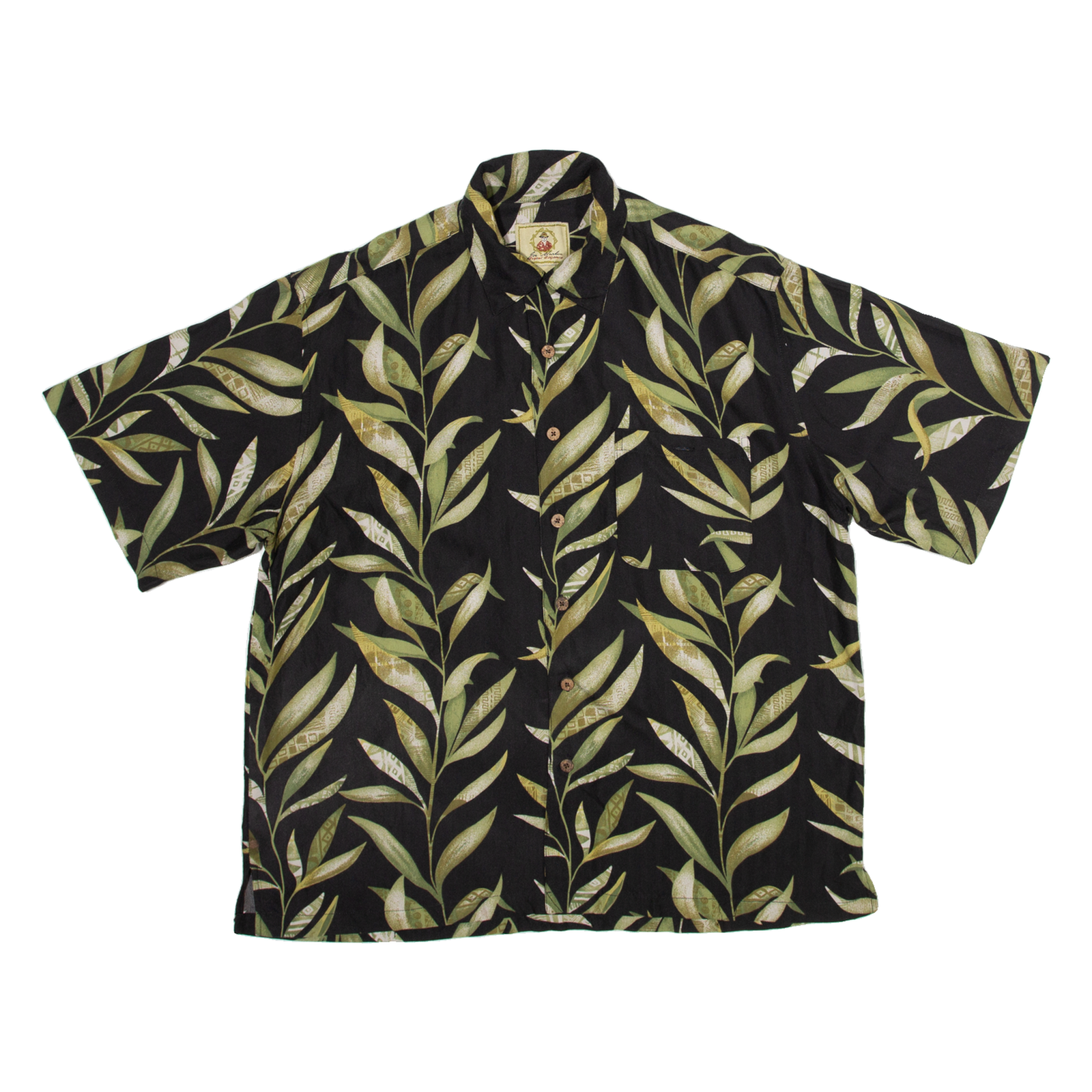 Mens Shirt Green Floral XL Refurbished - N/A refurbished available on Cerqular