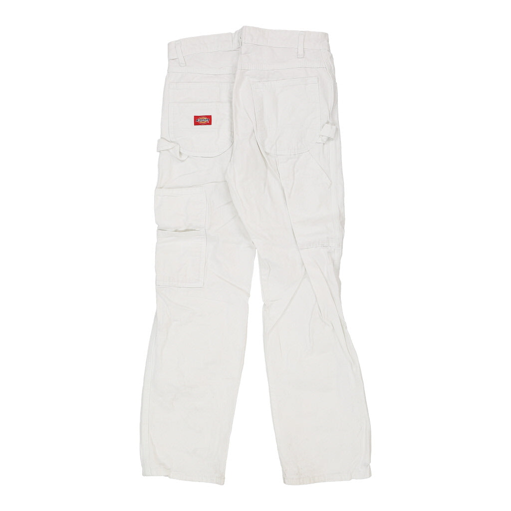 Buy Dickies Carpenter Trousers - 30W 30L White Cotton Blend Refurbished - $66.32 Dickies Carpenter Trousers - 30W 30L White Cotton Blend Refurbished - Thrifted (note: this is a term often used to describe second- refurbished available on Cerqular