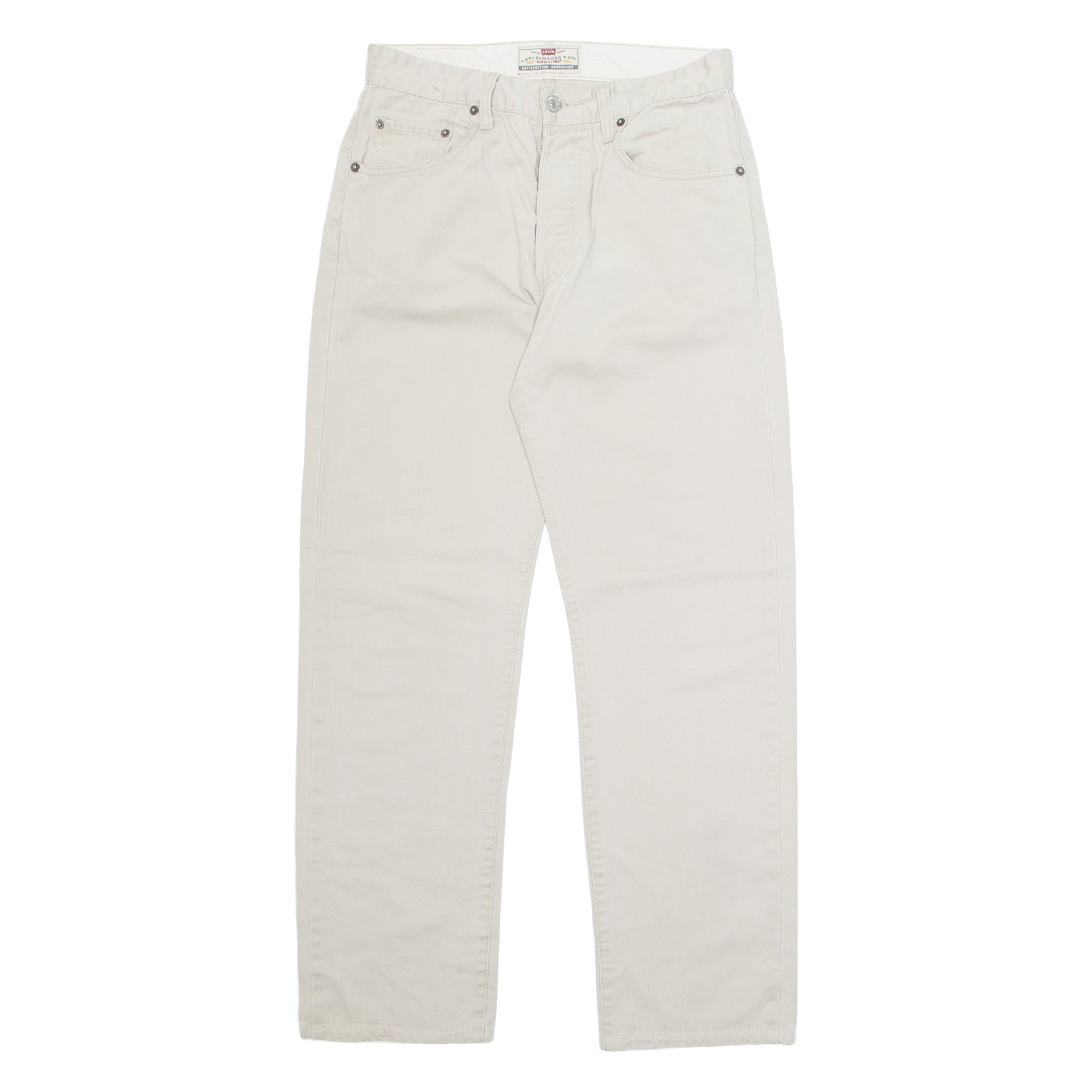 LEVI'S Mens Trousers Beige Regular Tapered W30 L32 Refurbished - N/A refurbished available on Cerqular