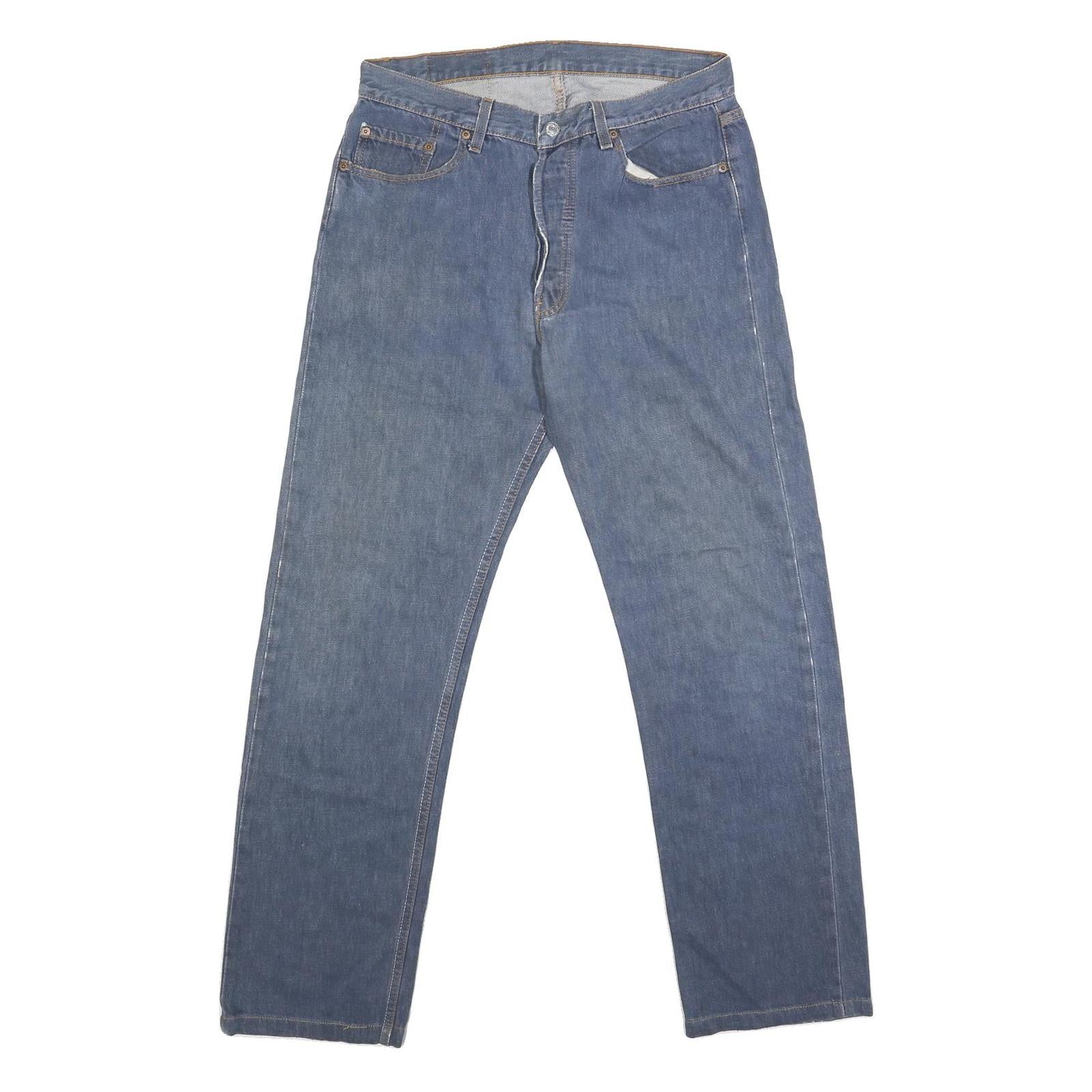 Buy LEVI'S Mens Blue Regular Straight Denim Jeans W32 L32 Classic Cotton Button Fly Refurbished - $29.89 LEVI'S Mens Blue Regular Straight Denim Jeans W32 L32 Classic Cotton Button Fly Refurbished - N/A refurbished available on Cerqular