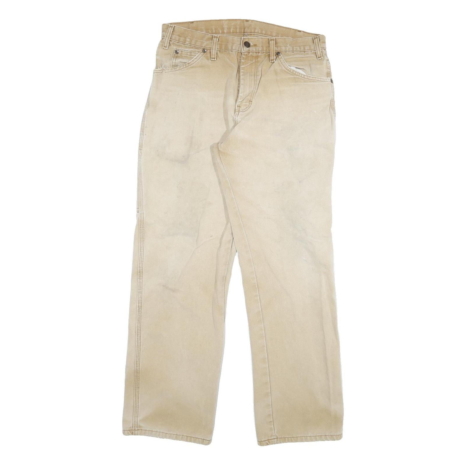 Buy DICKIES Mens Beige Regular Fit Straight Leg Denim W32 L32 Workwear Utility Jeans Refurbished - $40.29 DICKIES Mens Beige Regular Fit Straight Leg Denim W32 L32 Workwear Utility Jeans Refurbished - N/A refurbished available on Cerqular