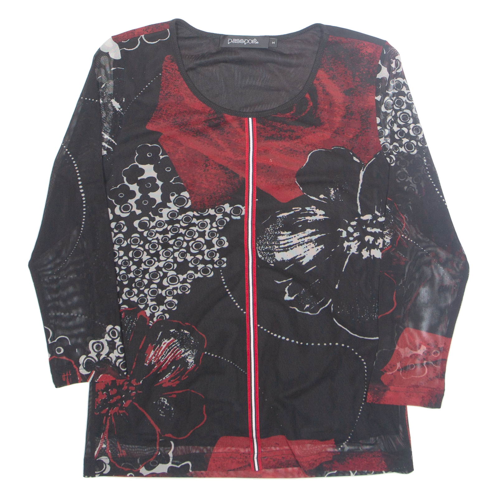 Buy PASSPORT Womens Printed Top Black Long Sleeve Floral M Refurbished - $16.89 PASSPORT Womens Printed Top Black Long Sleeve Floral M Refurbished - N/A refurbished available on Cerqular