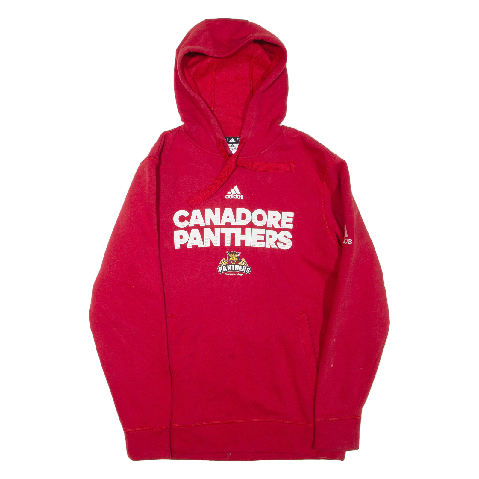 ADIDAS Canadore Panthers Mens Red Hoodie M Refurbished - N/A refurbished available on Cerqular