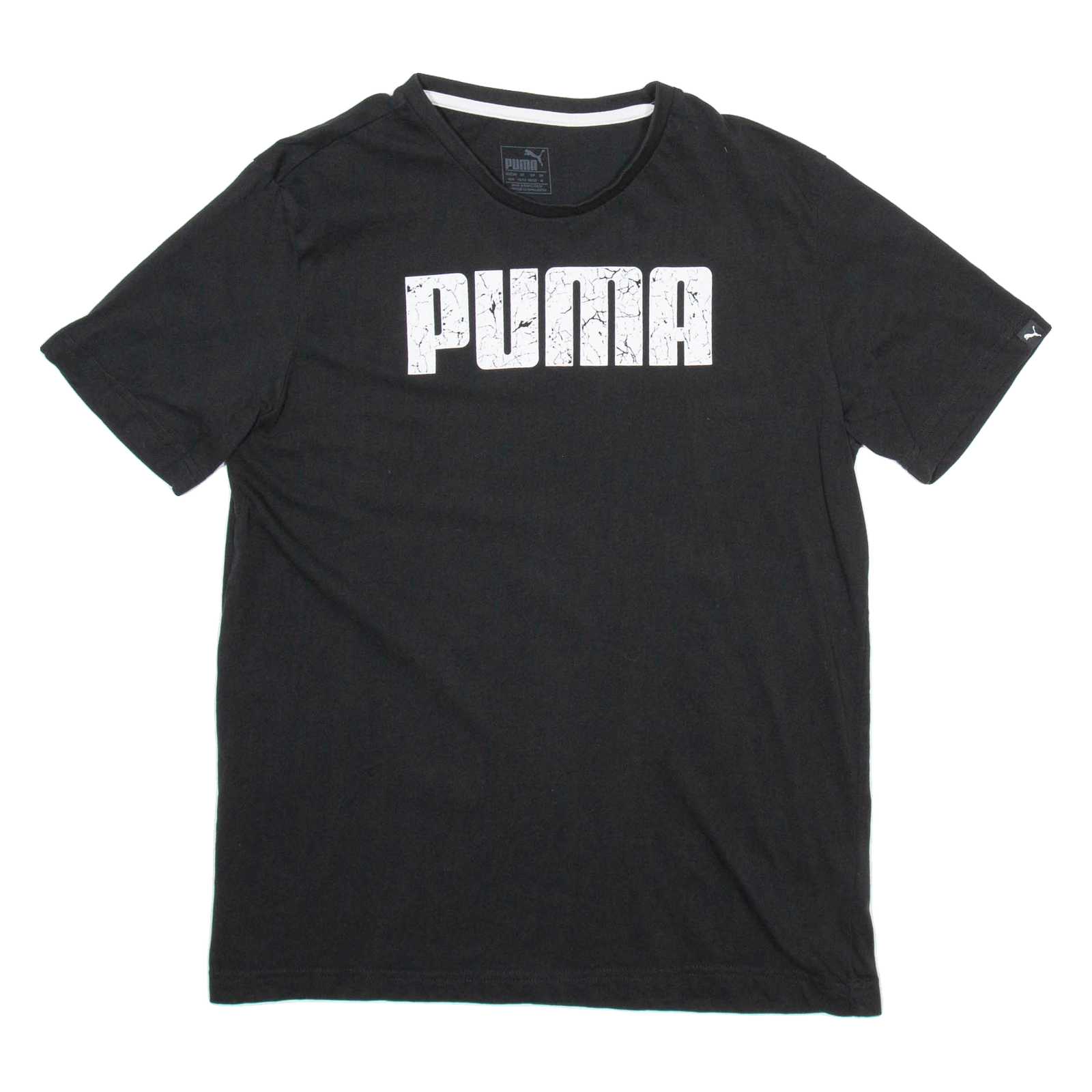 PUMA Mens T-Shirt Black M Refurbished - N/A refurbished available on Cerqular