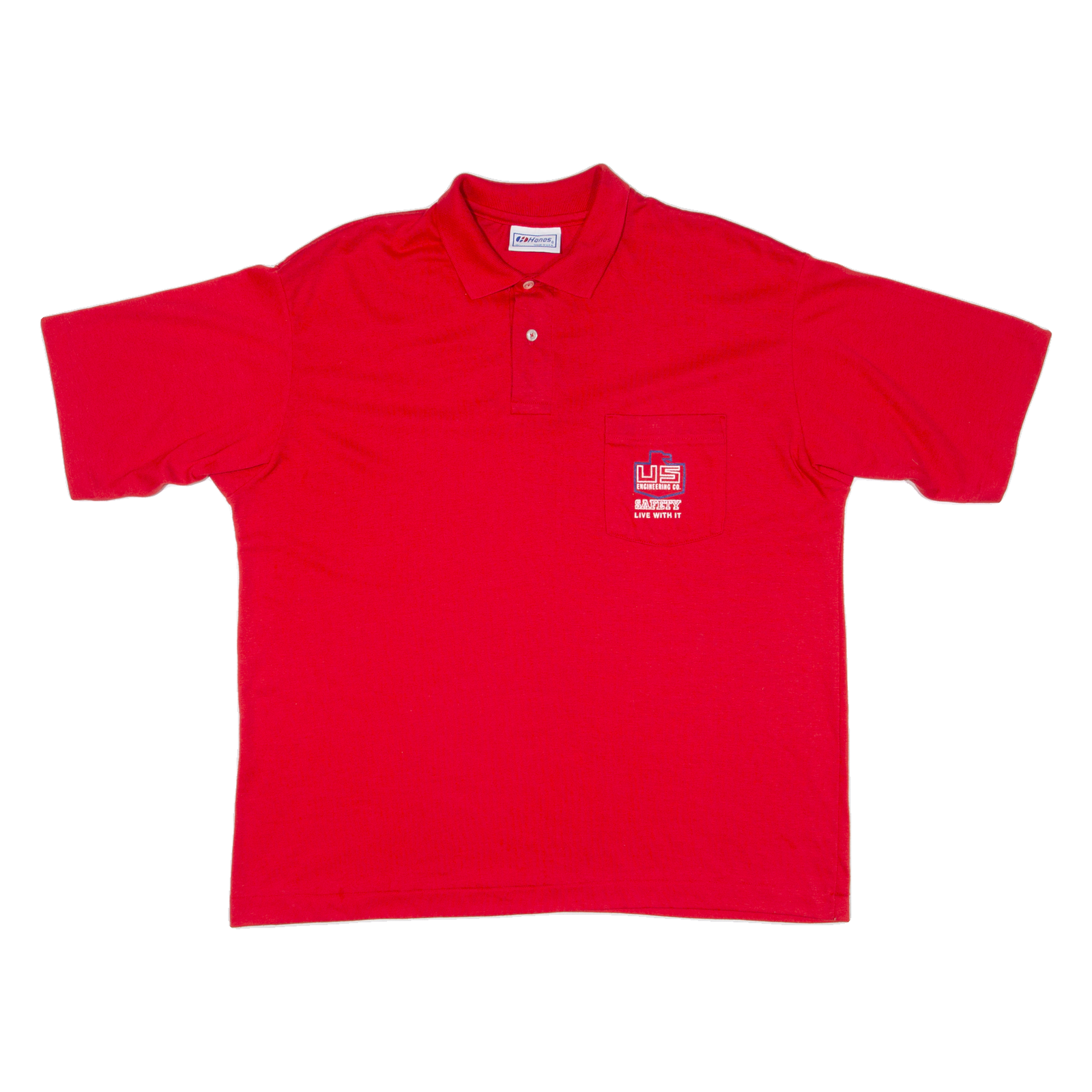 HANES Mens Polo Shirt Blue XL Refurbished - N/A refurbished available on Cerqular