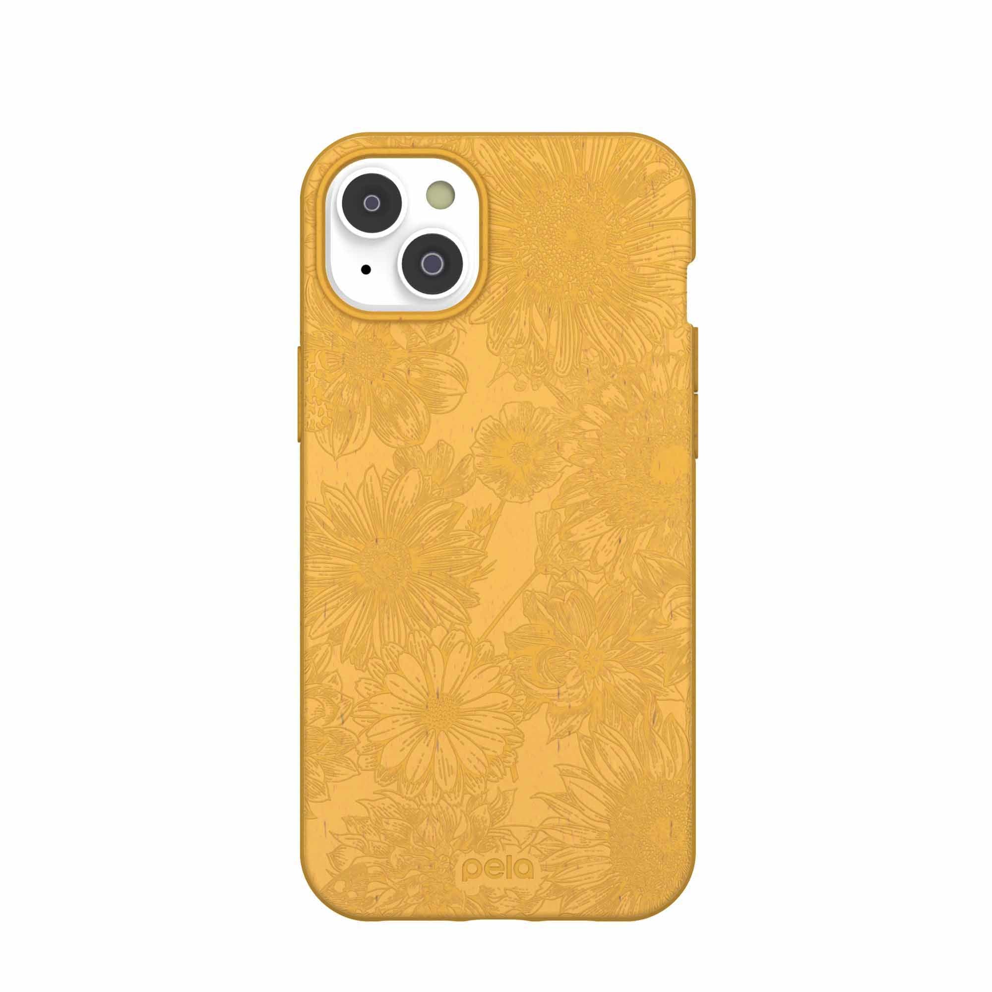 Honey Flora iPhone 14 Plus Case Refurbished - Pela Case refurbished available on Cerqular