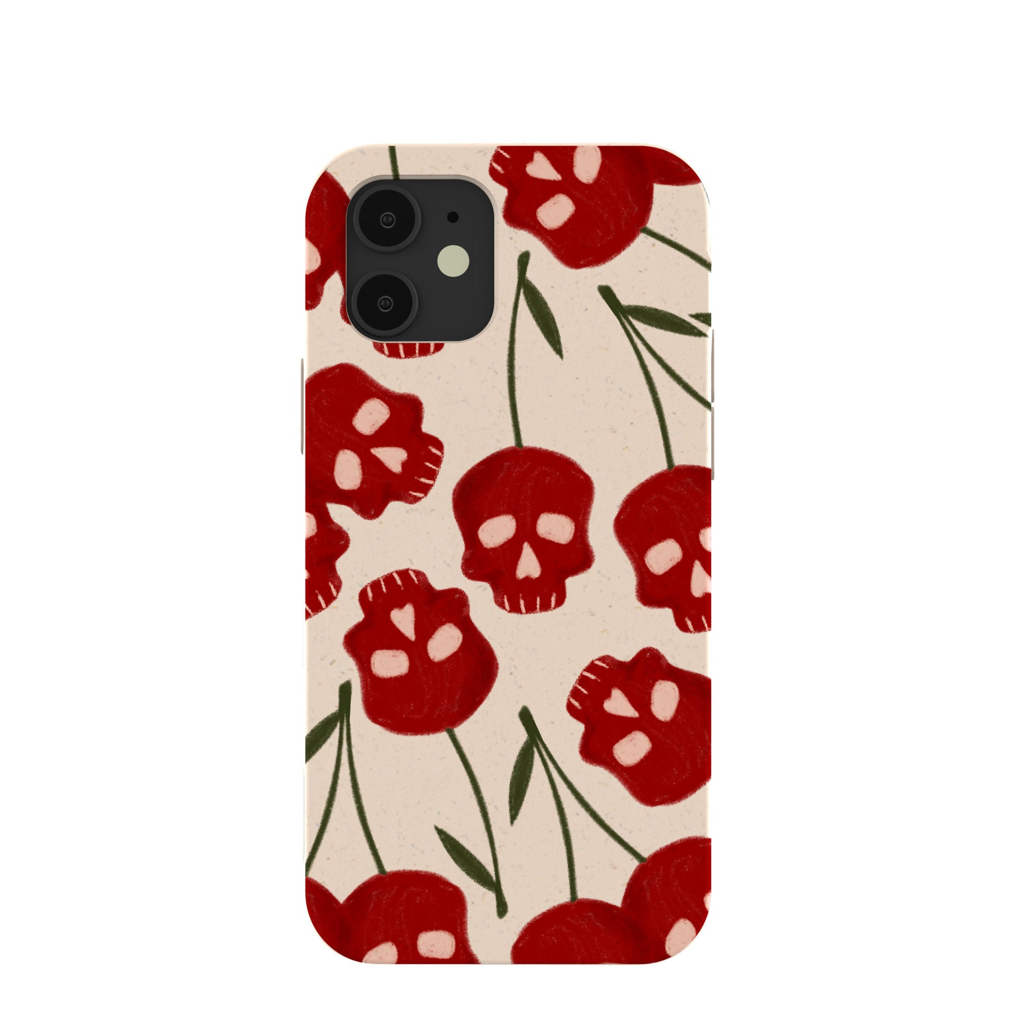 Seashell Scary Cherry iPhone 12/ iPhone 12 Pro Case Refurbished - Pela Case refurbished available on Cerqular