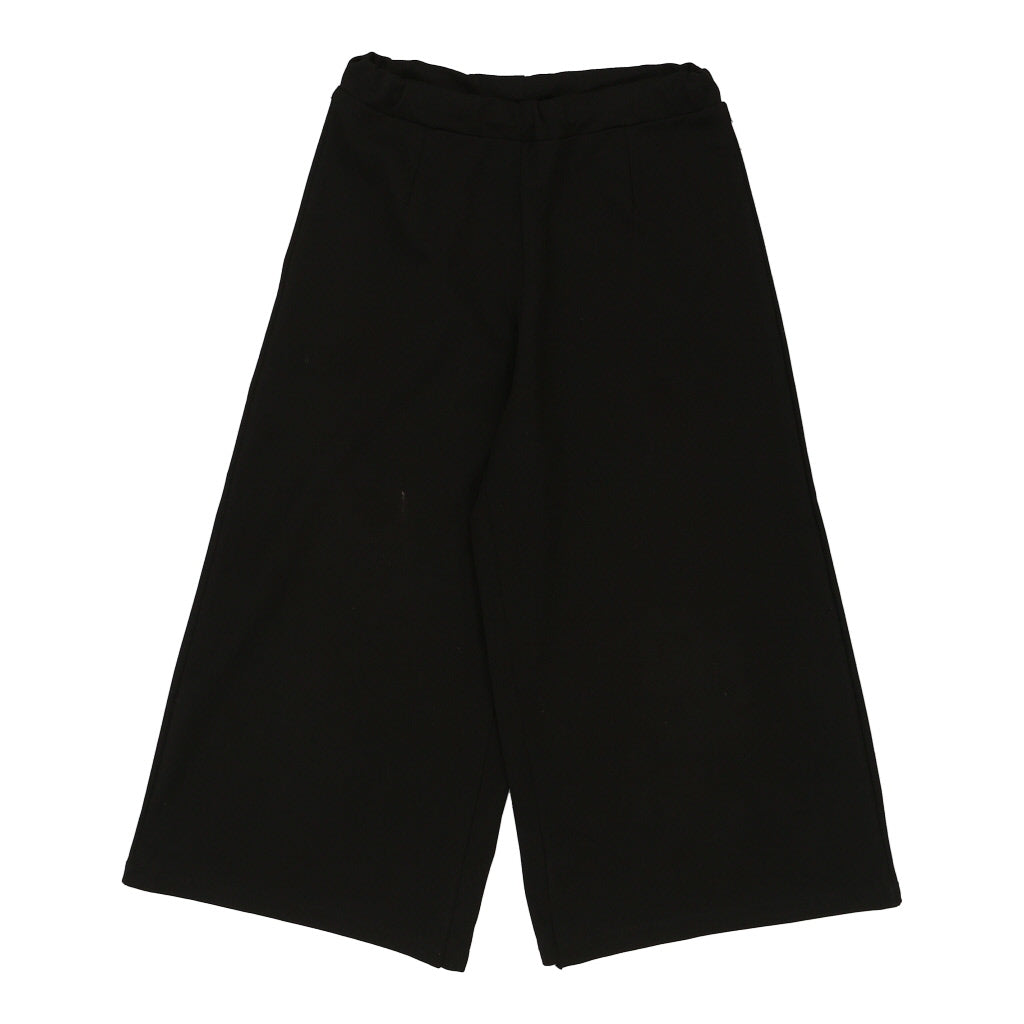 Unbranded Trousers - Medium Black Cotton Blend Refurbished - Thrifted (note: this is a term often used to describe second- refurbished available on Cerqular