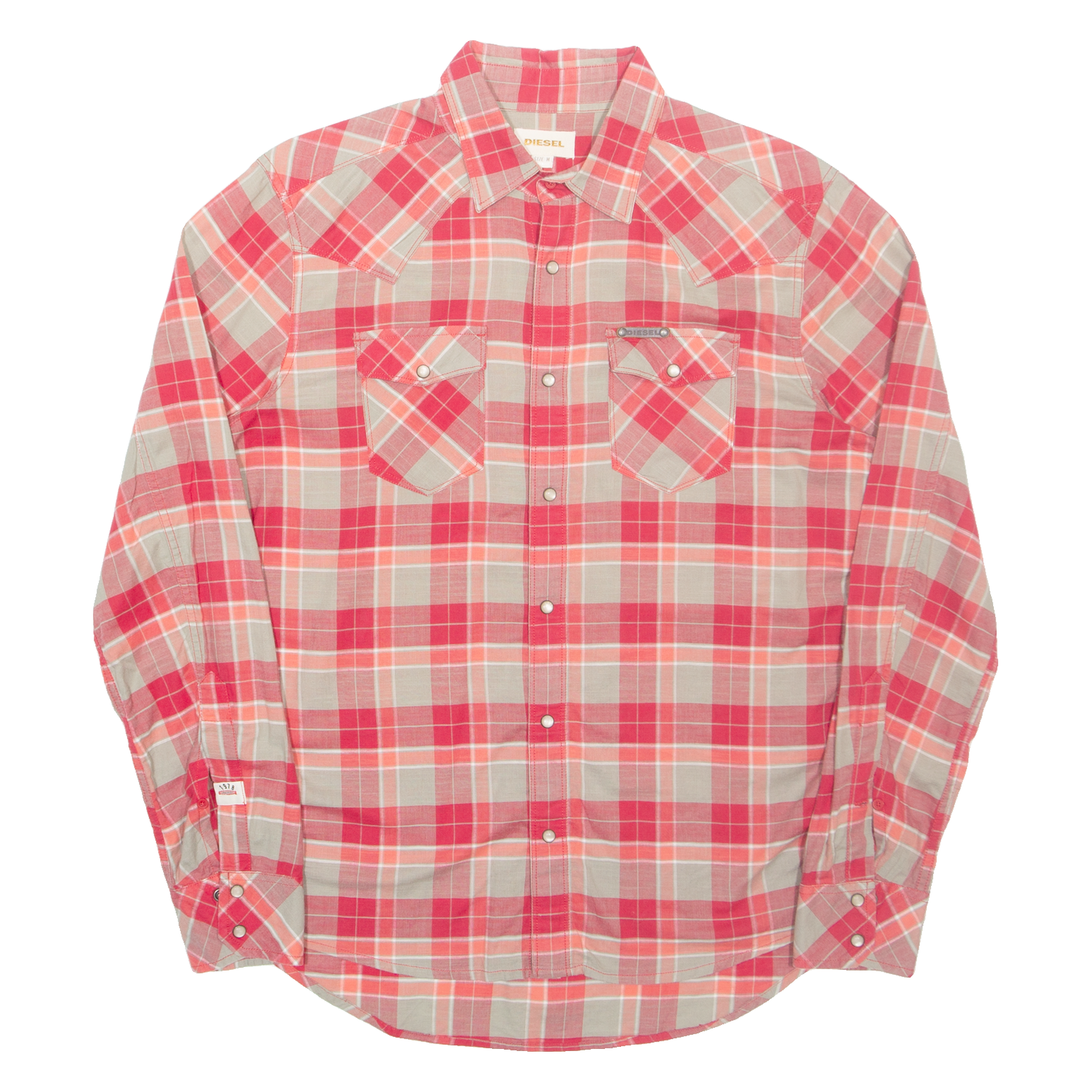 Buy DIESEL Mens Shirt Red Check Long Sleeve M Refurbished - $17.15 DIESEL Mens Shirt Red Check Long Sleeve M Refurbished - N/A refurbished available on Cerqular
