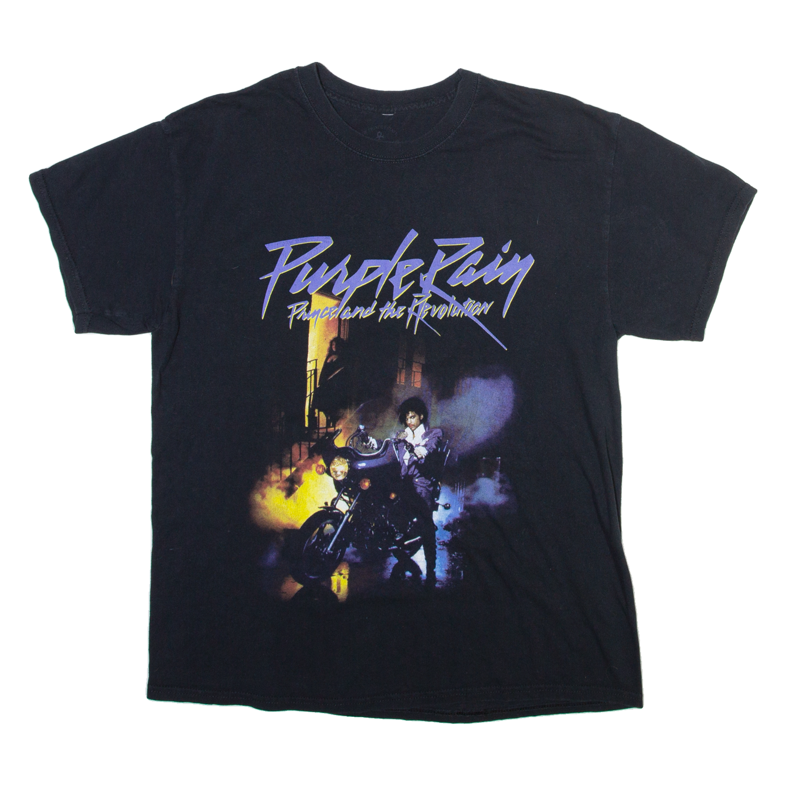 PRINCE Purple Rain Mens Band T-Shirt White L Refurbished - N/A refurbished available on Cerqular