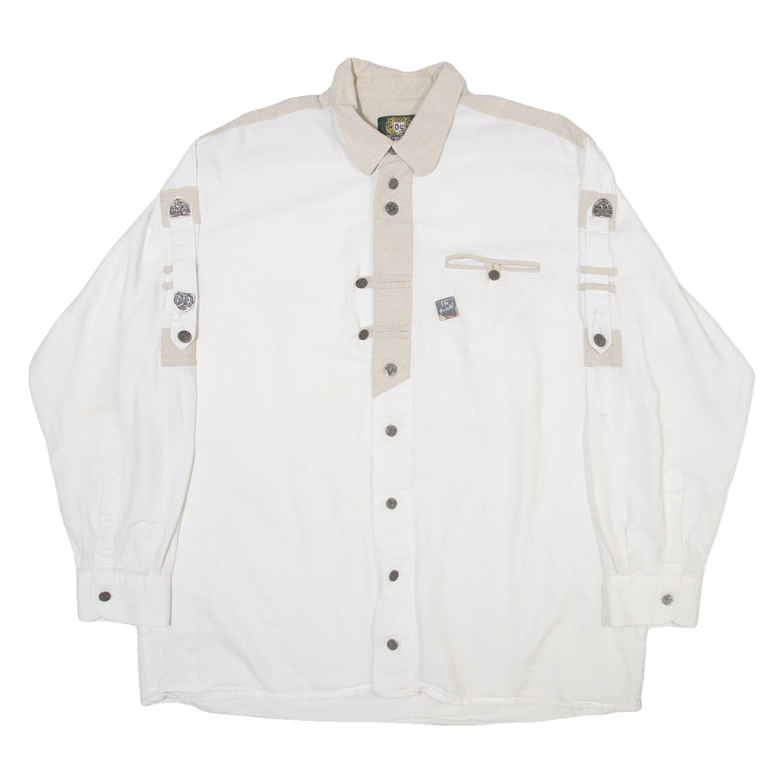 GRACHIEN Mens Plain Shirt White Long Sleeve XL Refurbished - N/A refurbished available on Cerqular