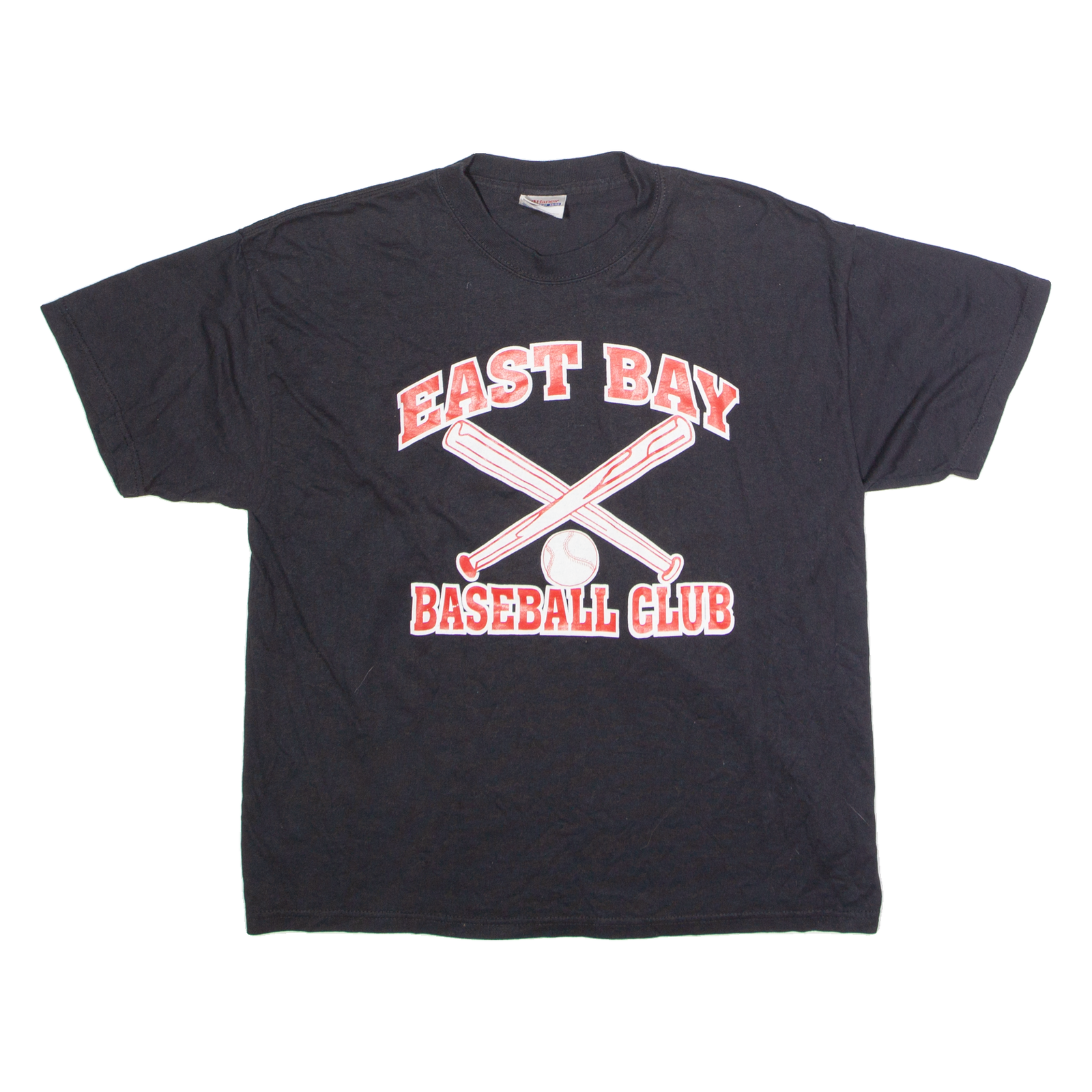Buy HANES East Bay Baseball Club #1 Mens T-Shirt Black USA Crew Neck L Refurbished - $15.59 HANES East Bay Baseball Club #1 Mens T-Shirt Black USA Crew Neck L Refurbished - N/A refurbished available on Cerqular