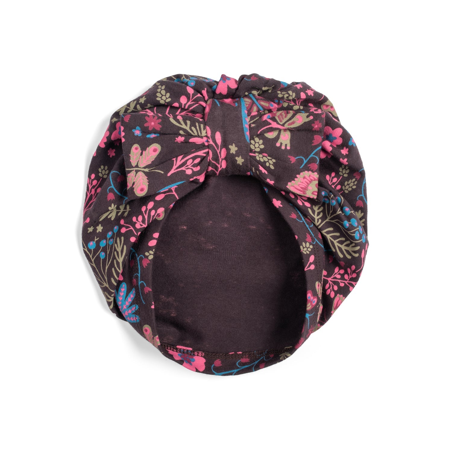 Organic Cotton Baby Bow Turban: Flower Child | color: Flower Child | size: 6-12 months Refurbished - N/A (Note: There is no well-known brand named "M refurbished available on Cerqular
