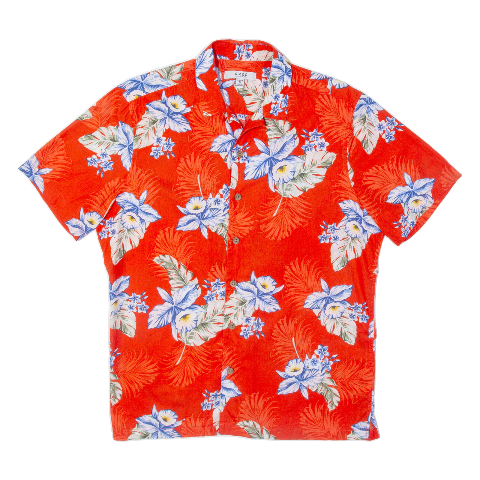 Buy SMOG Mens Hawaiian Shirt Red Floral M Refurbished - $18.19 SMOG Mens Hawaiian Shirt Red Floral M Refurbished - N/A refurbished available on Cerqular
