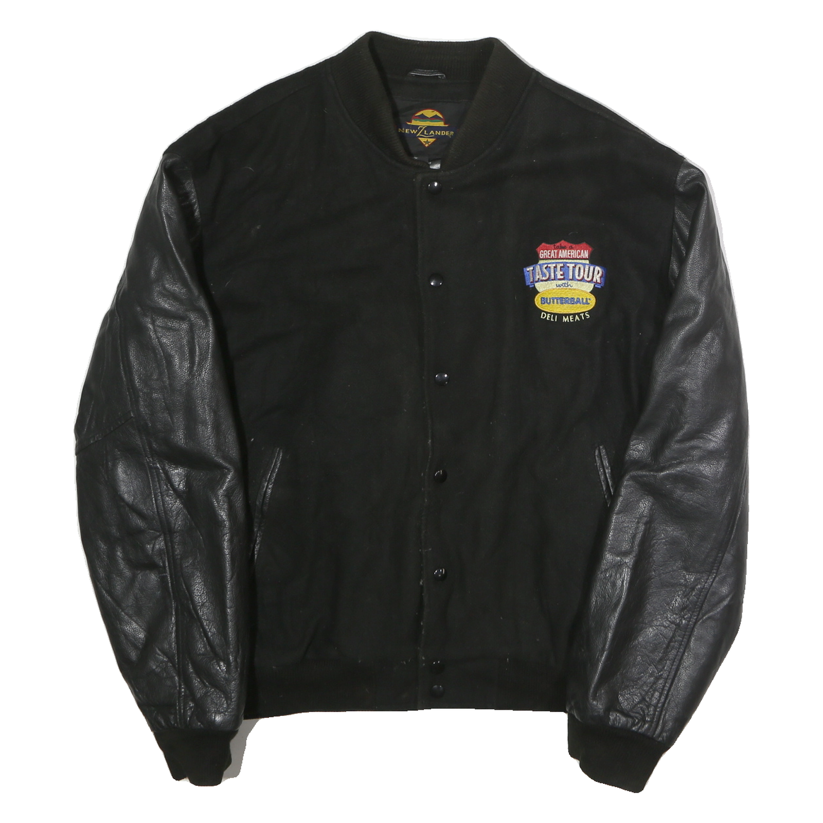 Buy NEW LANDER Mens Black Leather Sleeve Button Jacket L Polyester Blend Casual Refurbished - $40.29 NEW LANDER Mens Black Leather Sleeve Button Jacket L Polyester Blend Casual Refurbished - N/A refurbished available on Cerqular