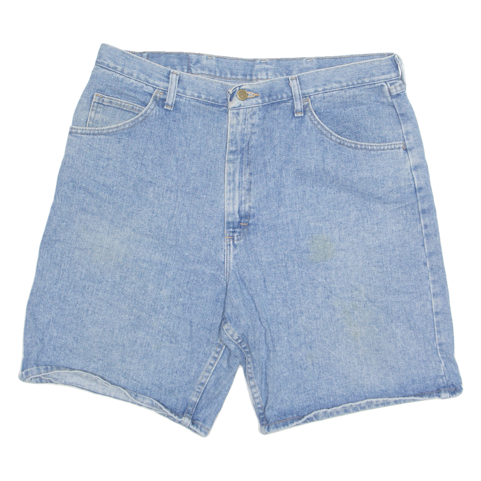 WRANGLER Mens Denim Shorts Blue XL W38 Refurbished - N/A refurbished available on Cerqular