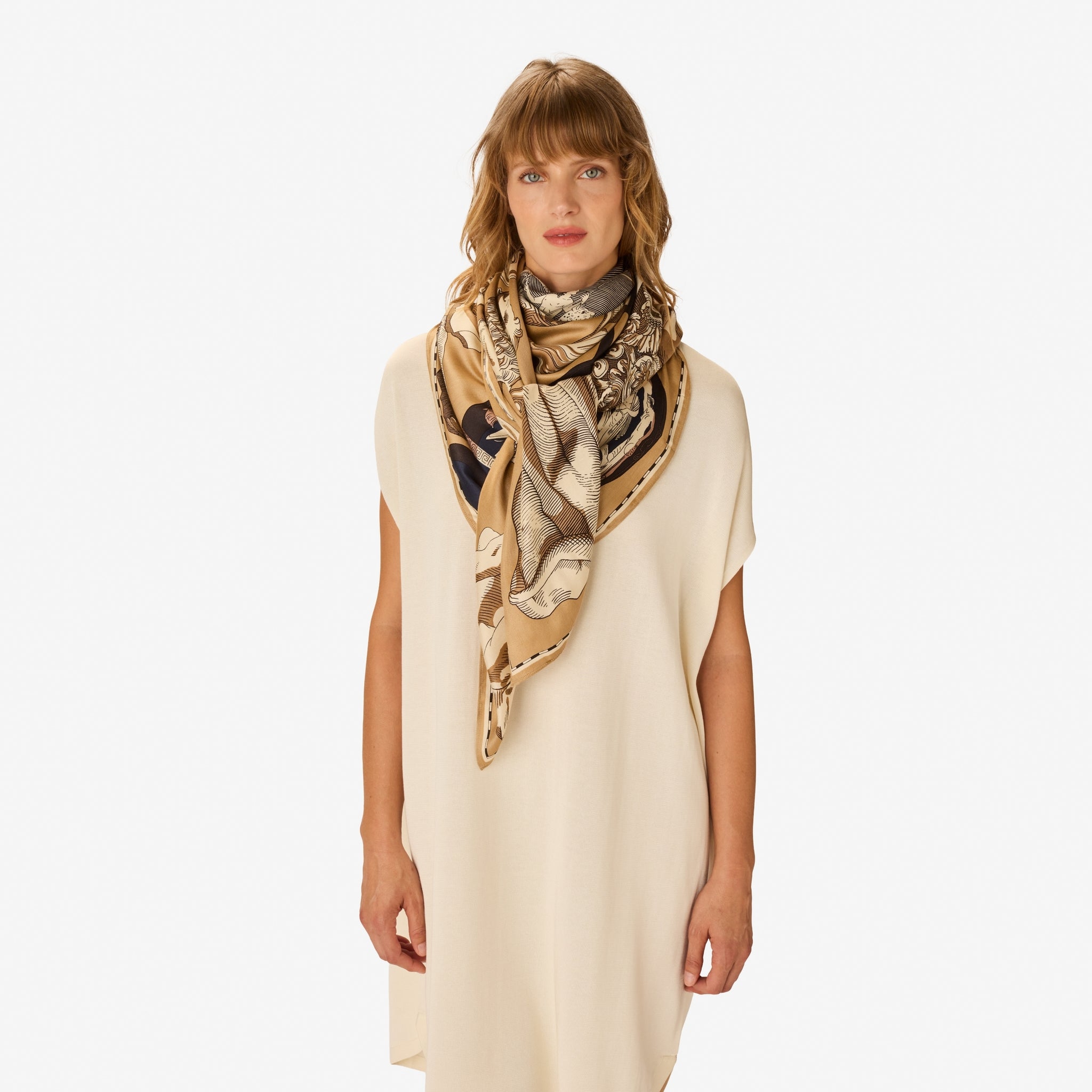 Buy Scarf Ca222ar02 Natural | Color: NATURAL | Size: U Refurbished - $236.28 Scarf Ca222ar02 Natural | Color: NATURAL | Size: U Refurbished - Rue Madame is a known brand, and the standardized name is " refurbished available on Cerqular
