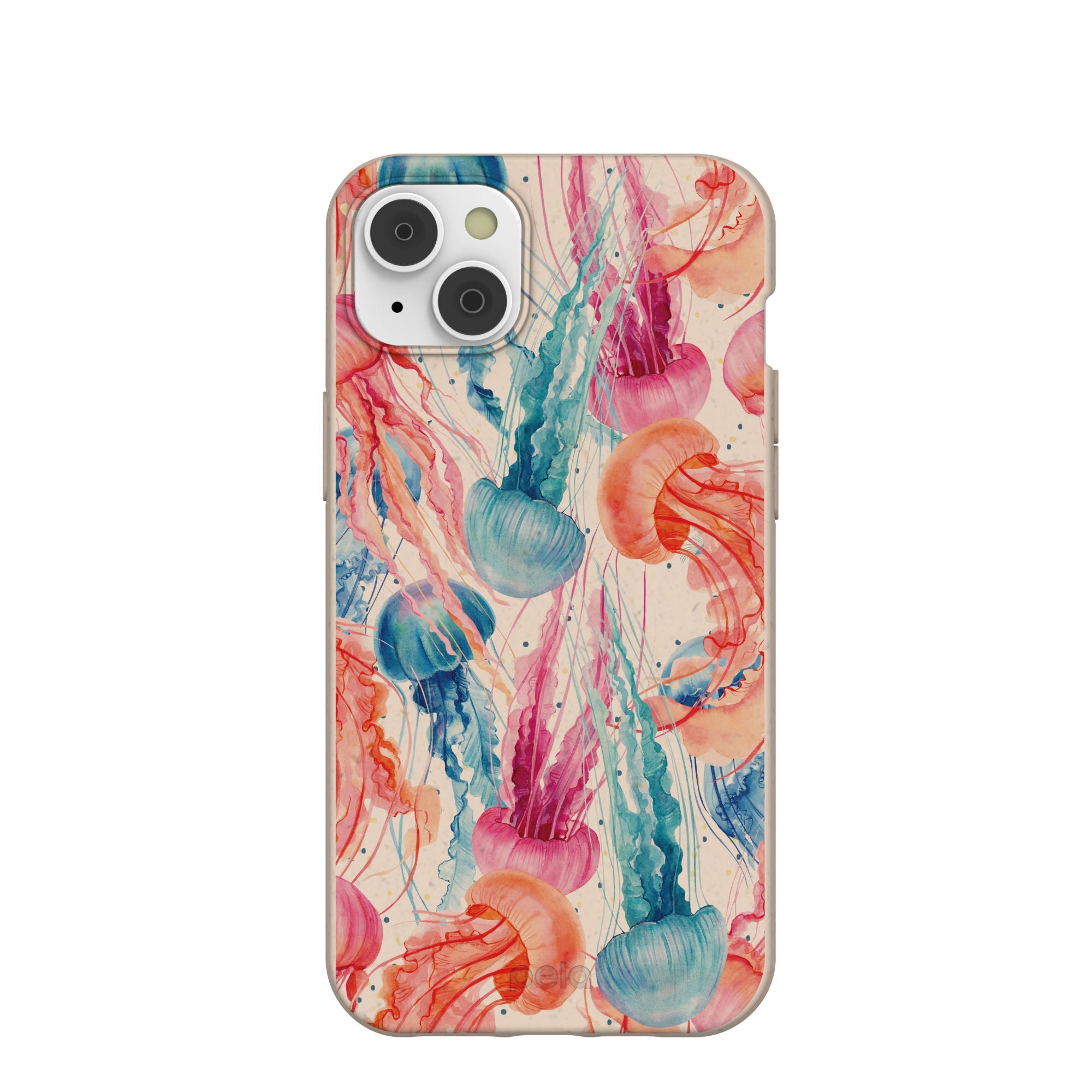 Seashell Jellyfish iPhone 14 Plus Case Refurbished - Pela Case refurbished available on Cerqular
