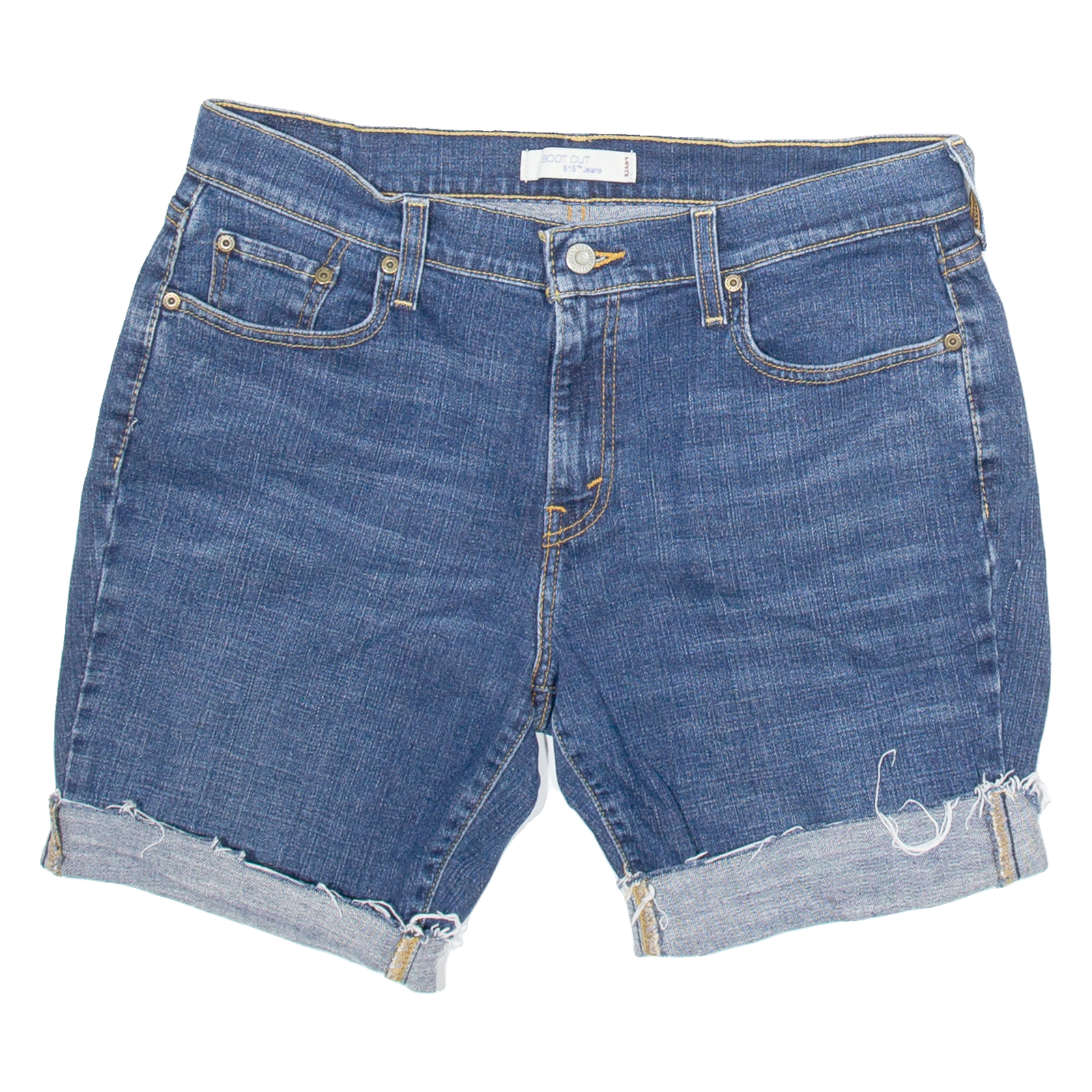 LEVI'S 515 Womens Denim Shorts Blue M W34 Refurbished - N/A refurbished available on Cerqular