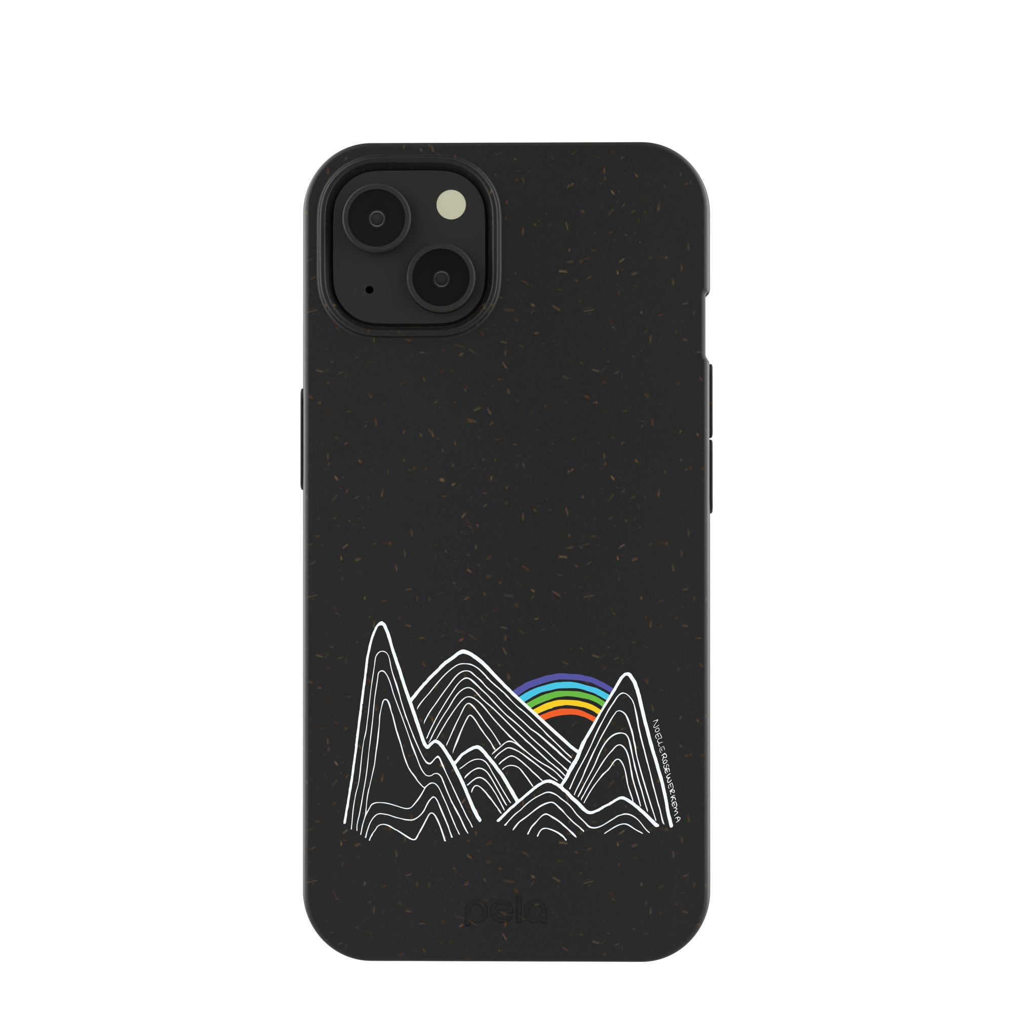 Black Elevation iPhone 13 Case Refurbished - Pela Case refurbished available on Cerqular