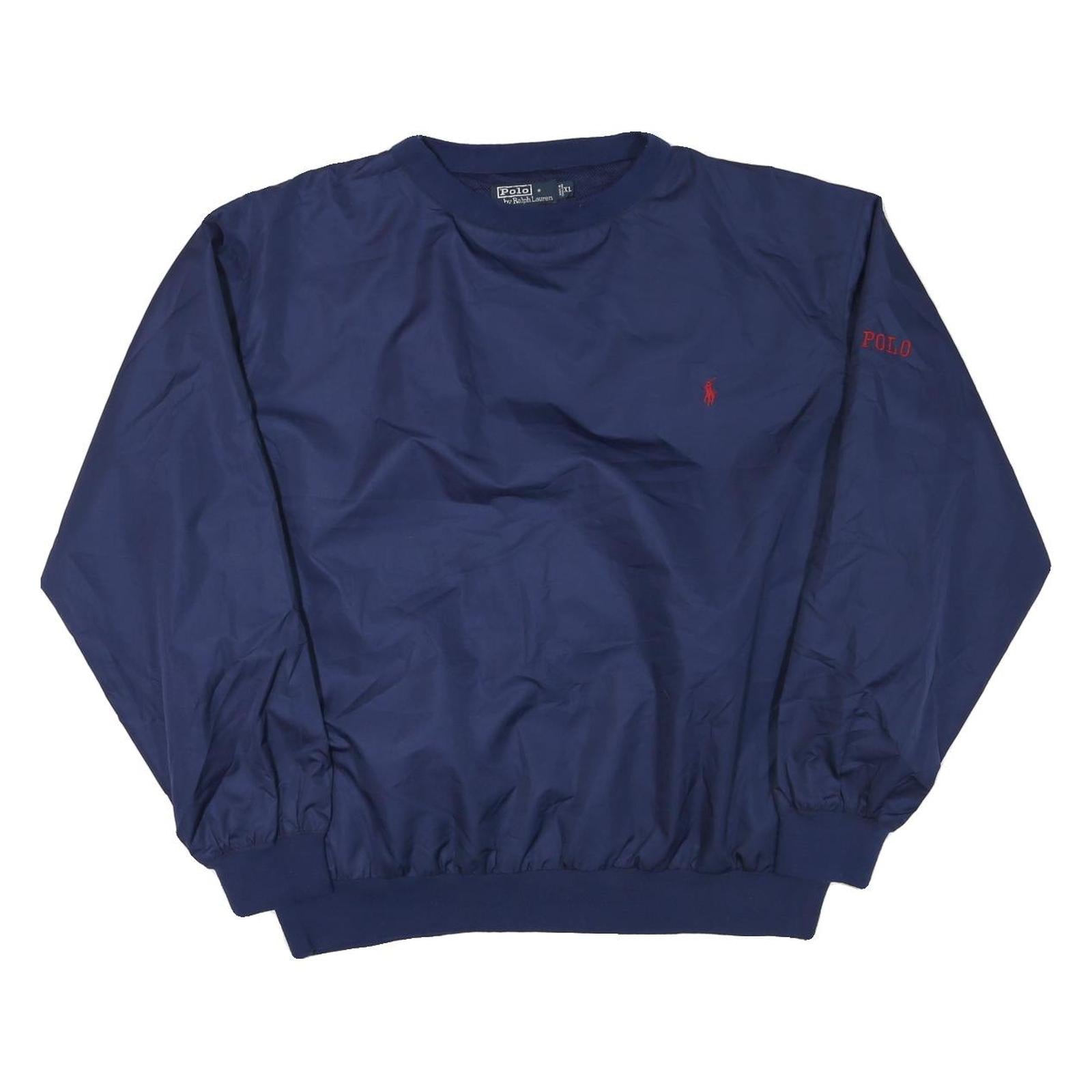 POLO RALPH LAUREN Mens Blue Navy Jacket XL Polyester Blend Plain Casual Stylish Refurbished - N/A refurbished available on Cerqular