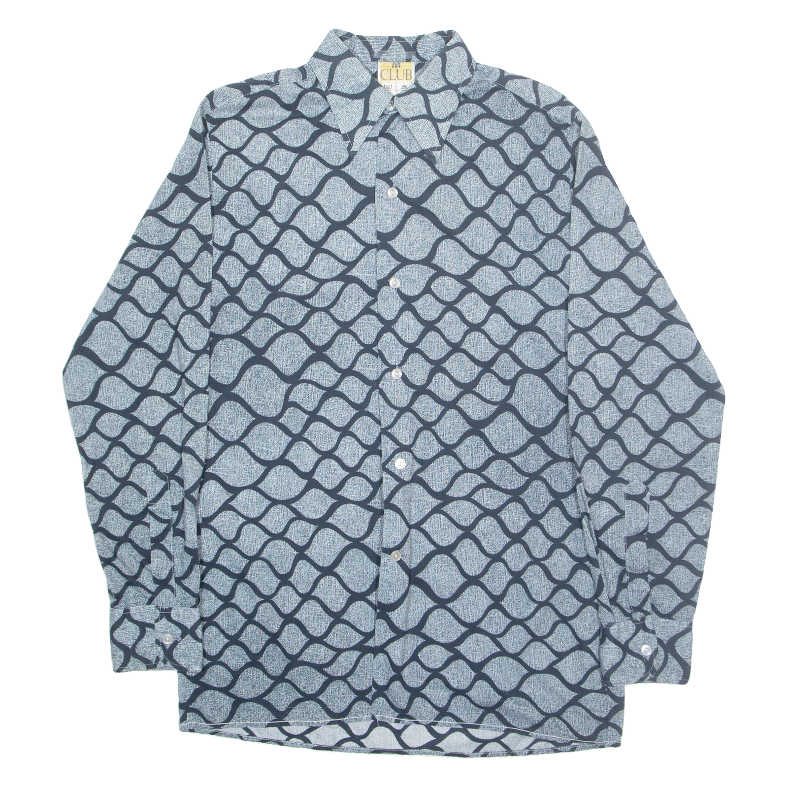 Buy CLUB Mens Shirt Blue Crazy Pattern Long Sleeve M Refurbished - $10.91 CLUB Mens Shirt Blue Crazy Pattern Long Sleeve M Refurbished - N/A refurbished available on Cerqular