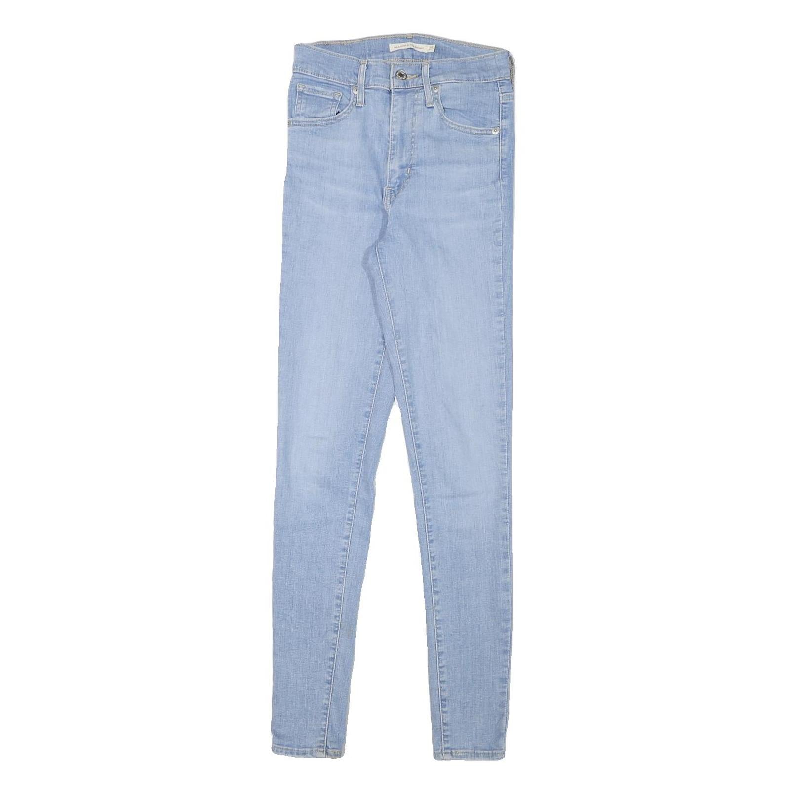 LEVI'S Womens Slim Light Blue Denim Jeans W23 L28 Stretch Classic Fit Zip Refurbished - N/A refurbished available on Cerqular