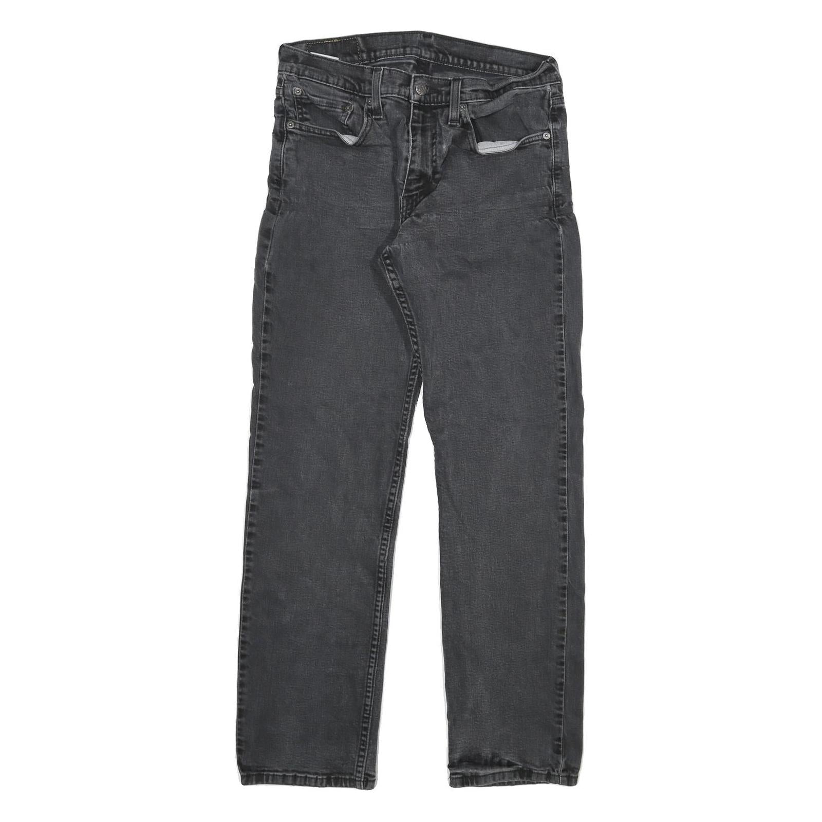 LEVI'S 514 Slim Mens Jeans Black Slim Straight Denim Medium W29 L30 Refurbished - N/A refurbished available on Cerqular