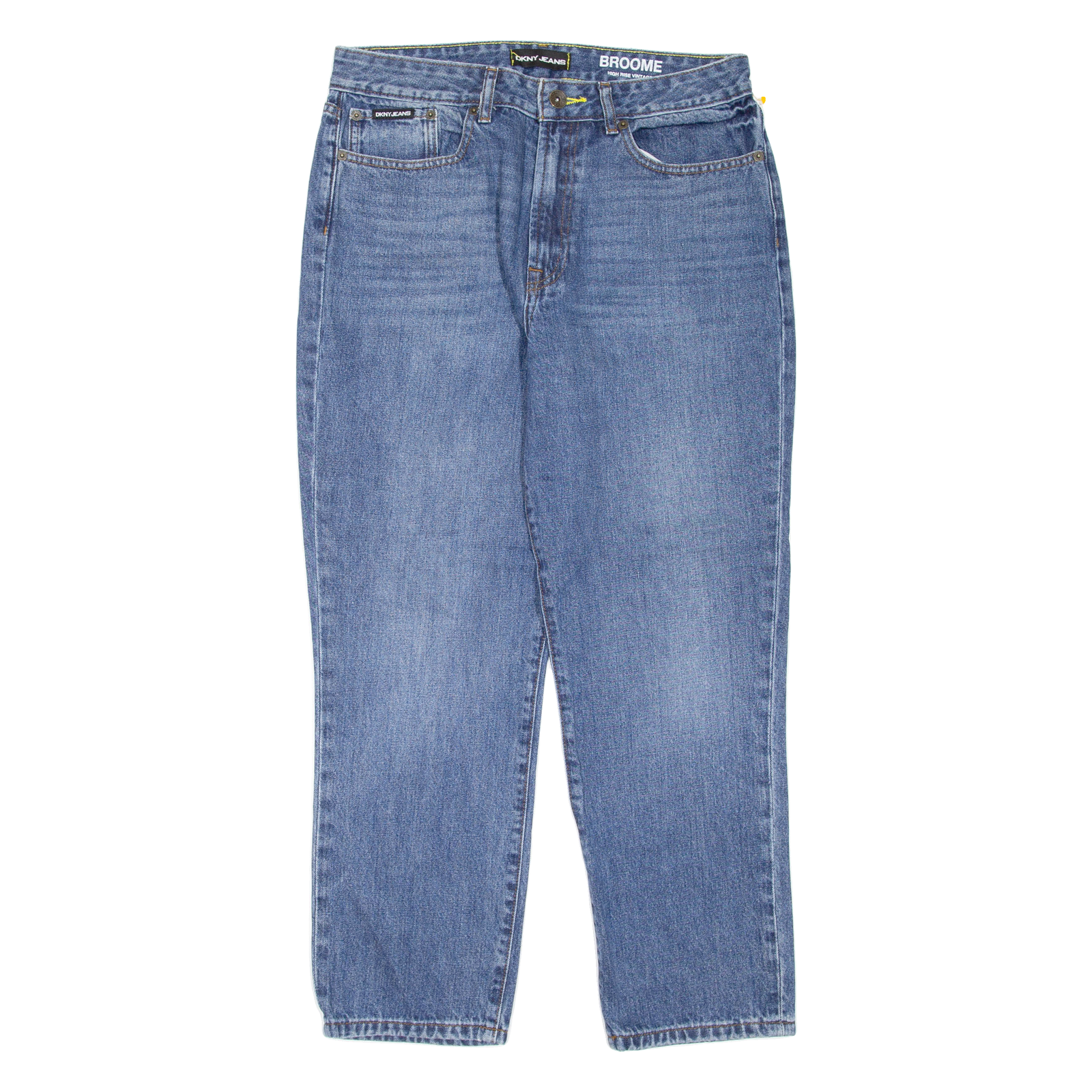 DKNY Broome High Rise Womens Jeans Blue Regular Tapered W32 L26 Refurbished - N/A refurbished available on Cerqular