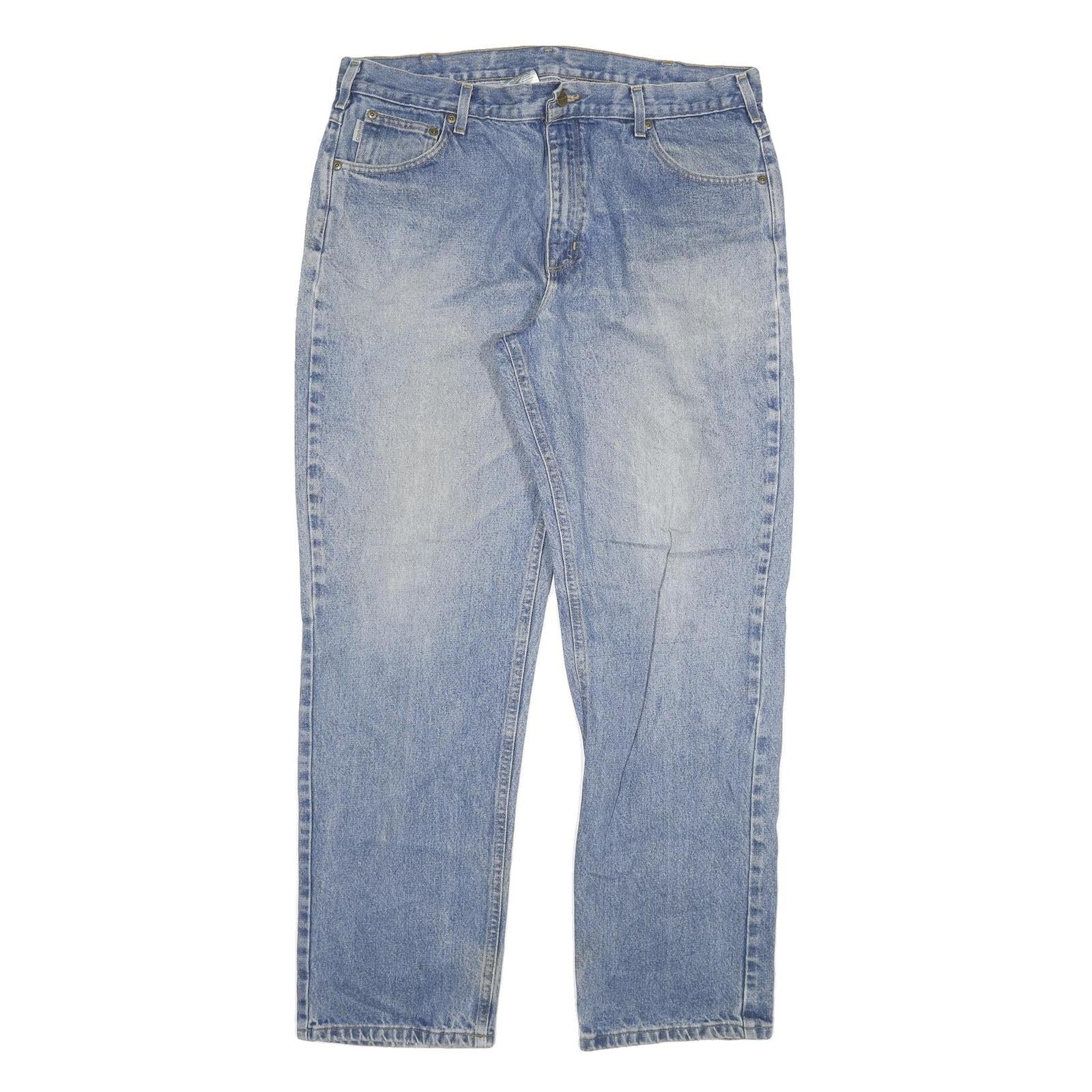 CARHARTT Mens Jeans Blue Relaxed Straight Denim Medium W40 L34 Casual Workwear Refurbished - N/A refurbished available on Cerqular