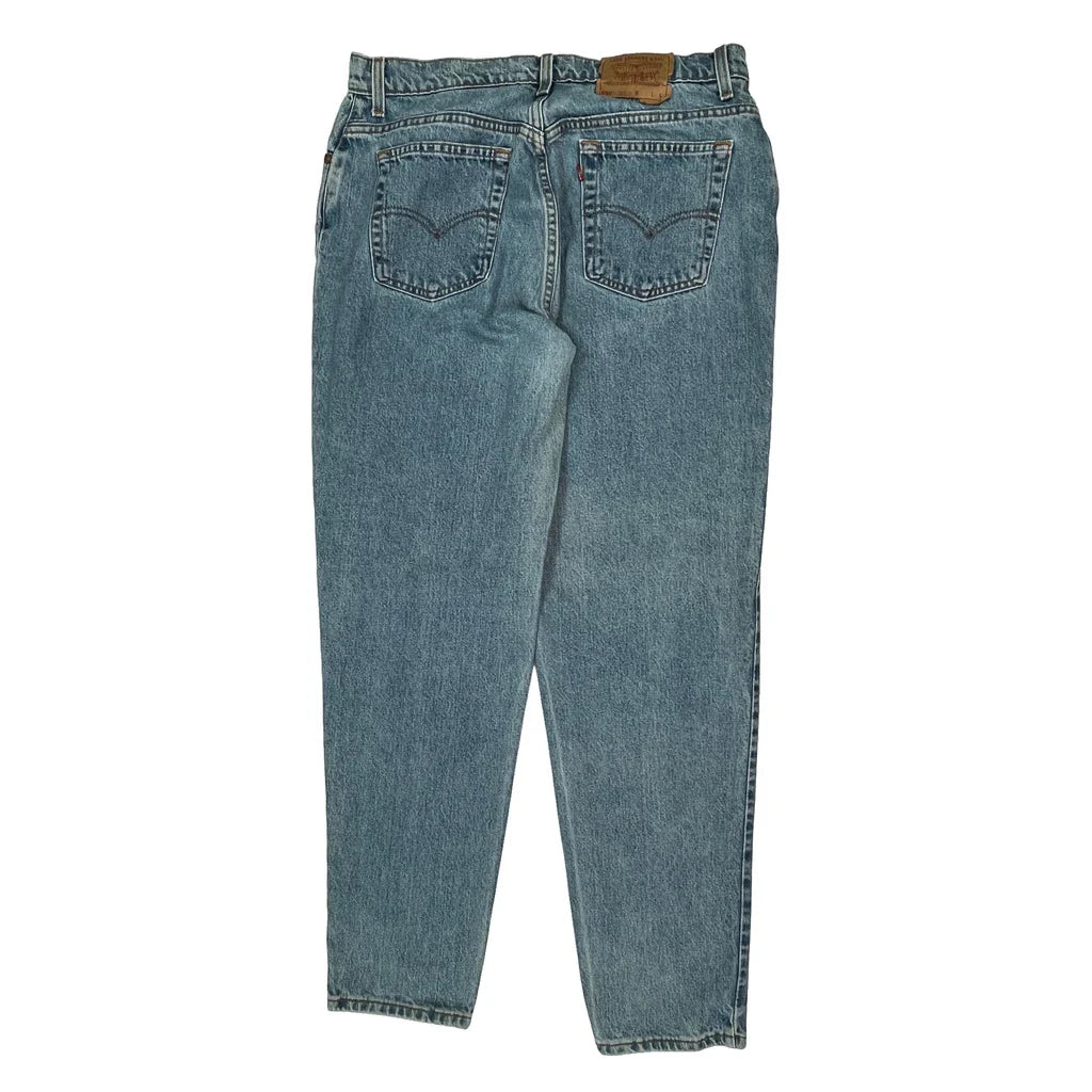 Levis Jeans - 36W UK 18 Light Wash Cotton Refurbished - Thrifted (note: this is a term often used to describe second- refurbished available on Cerqular