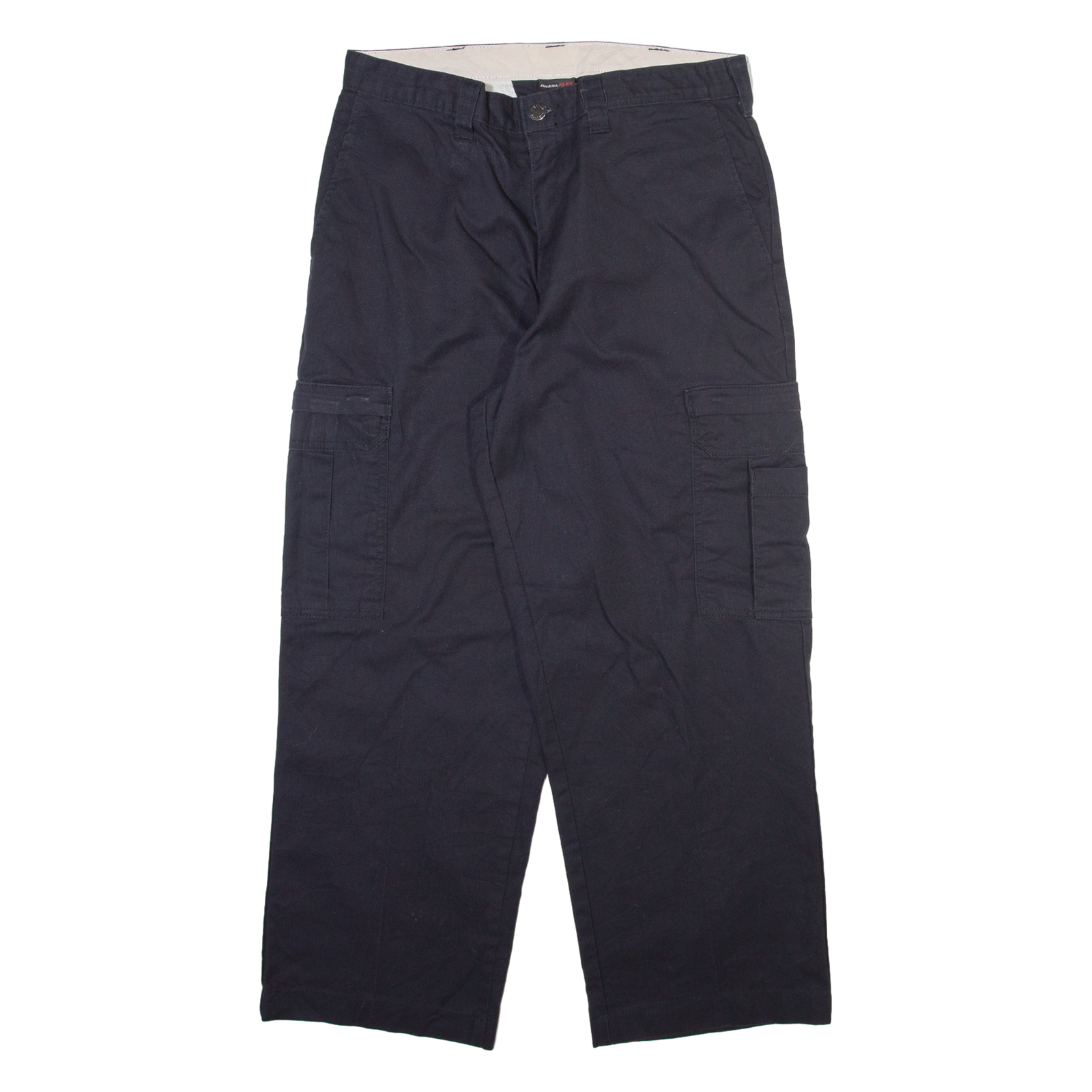 DICKIES Cargo Mens Trousers Black Relaxed Straight W33 L27 Refurbished - N/A refurbished available on Cerqular