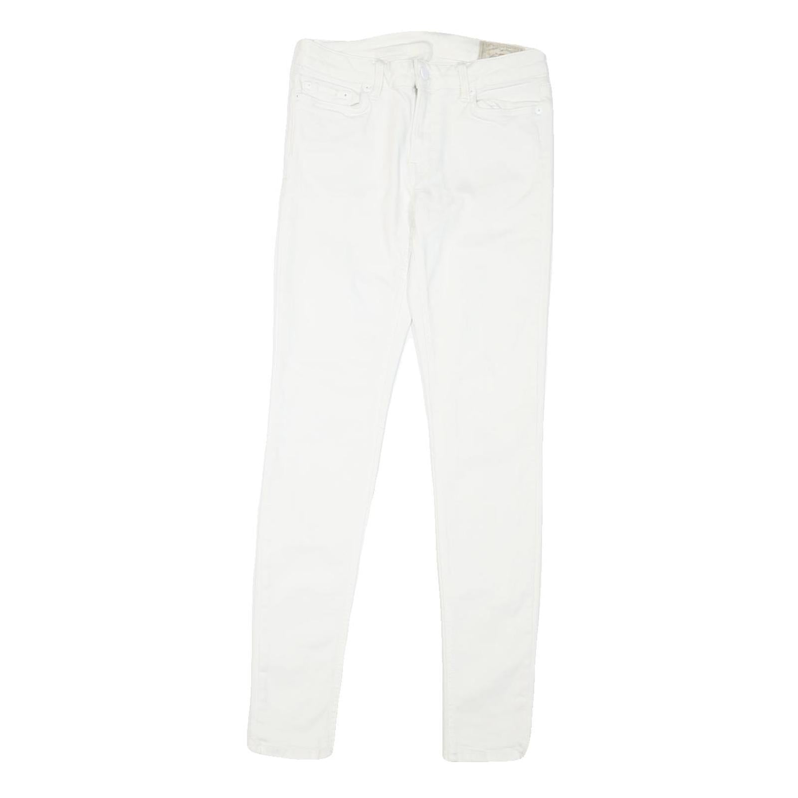 ALL SAINTS Womens White Regular Skinny Denim Jeans Cotton Blend W26 L29 Stylish Refurbished - N/A refurbished available on Cerqular