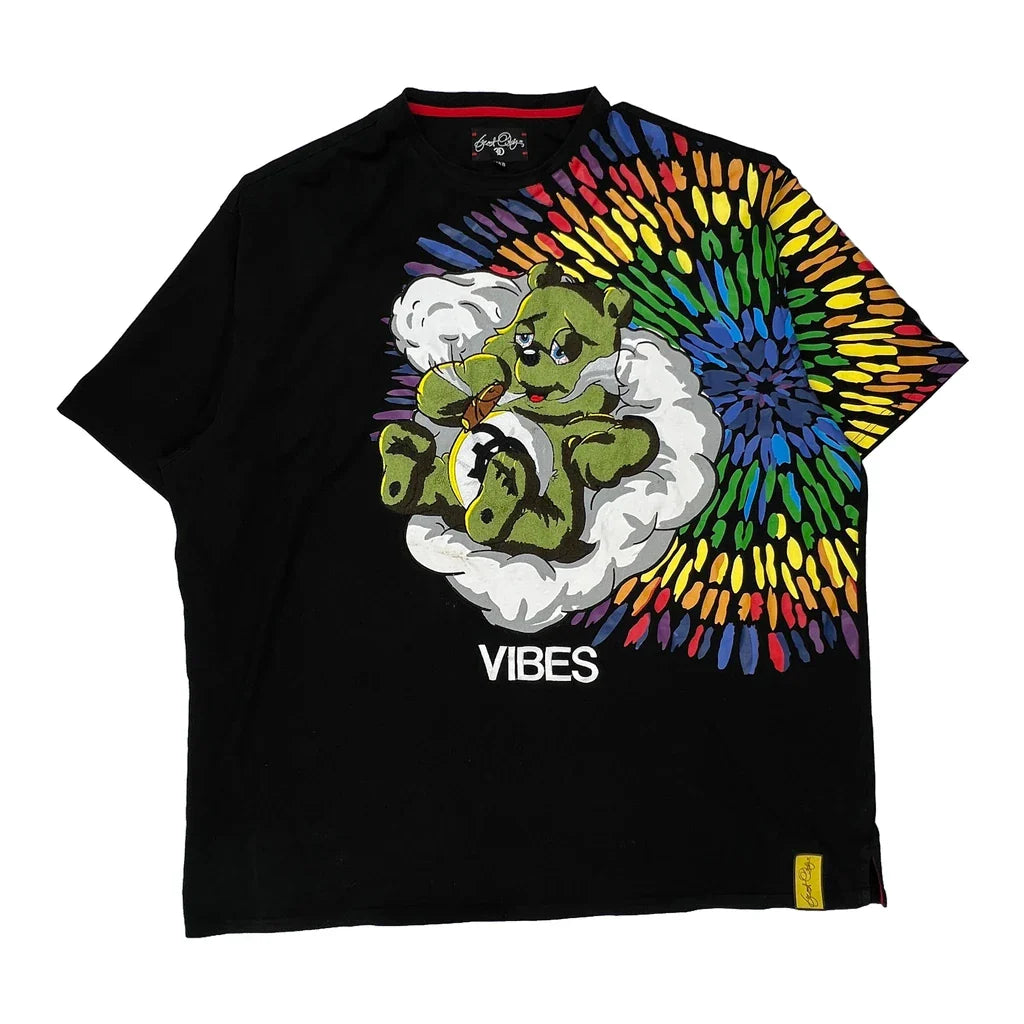 Vibes Frost Original T-Shirt - 4XL Multicoloured Cotton Refurbished - Thrifted (note: this is a term often used to describe second- refurbished available on Cerqular