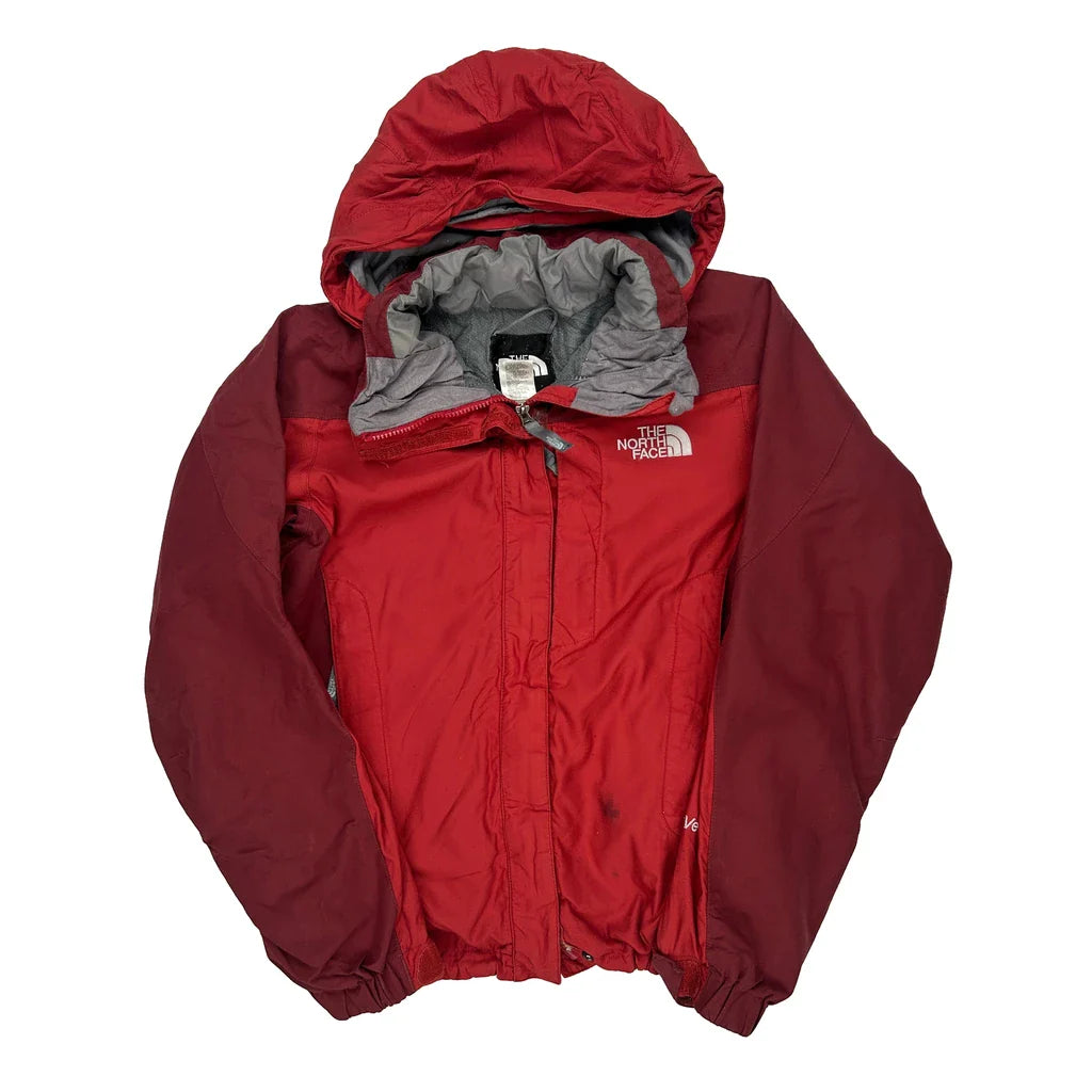 Buy The North Face Windbreaker - Medium Burgundy Polyester Refurbished - $60.29 The North Face Windbreaker - Medium Burgundy Polyester Refurbished - Thrifted (note: this is a term often used to describe second- refurbished available on Cerqular
