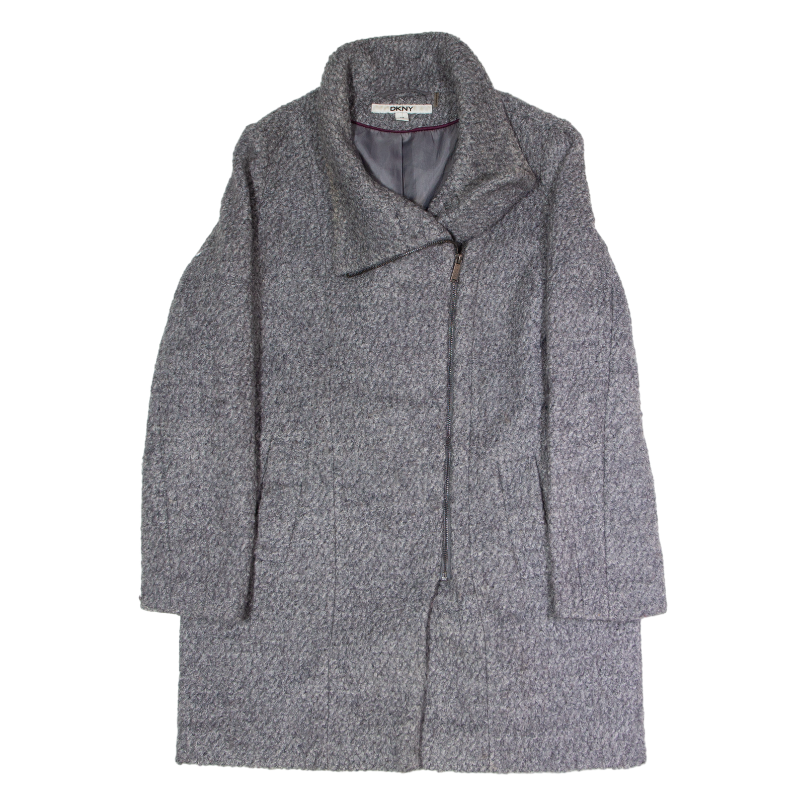 Buy DKNY Womens Overcoat Coat Grey Wool UK 14 Refurbished - $44.19 DKNY Womens Overcoat Coat Grey Wool UK 14 Refurbished - N/A refurbished available on Cerqular