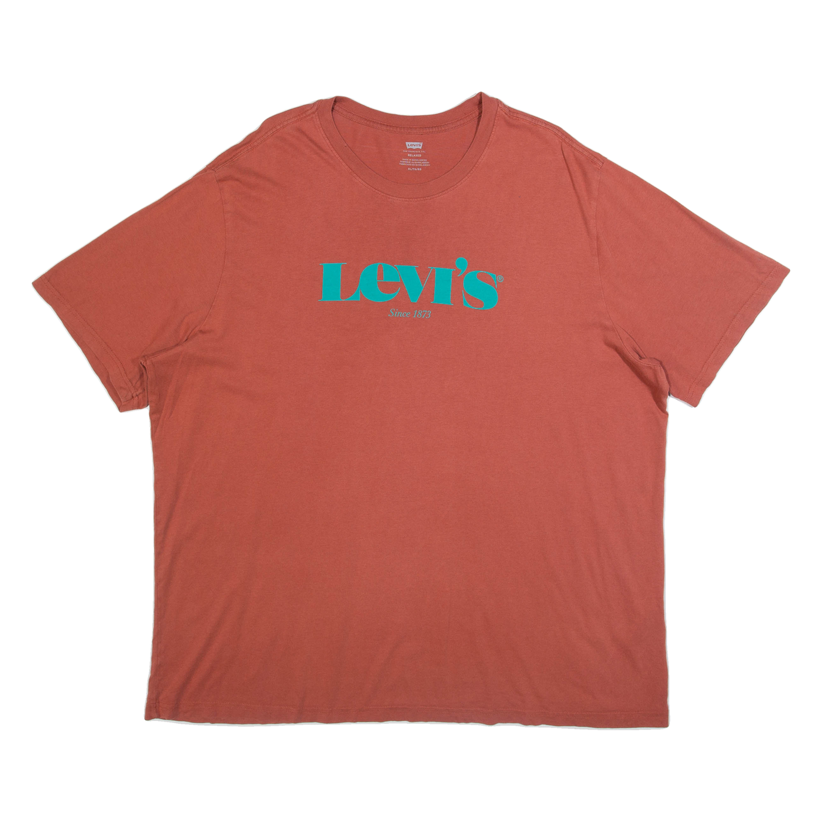 LEVI'S Mens T-Shirt Red XL Refurbished - N/A refurbished available on Cerqular