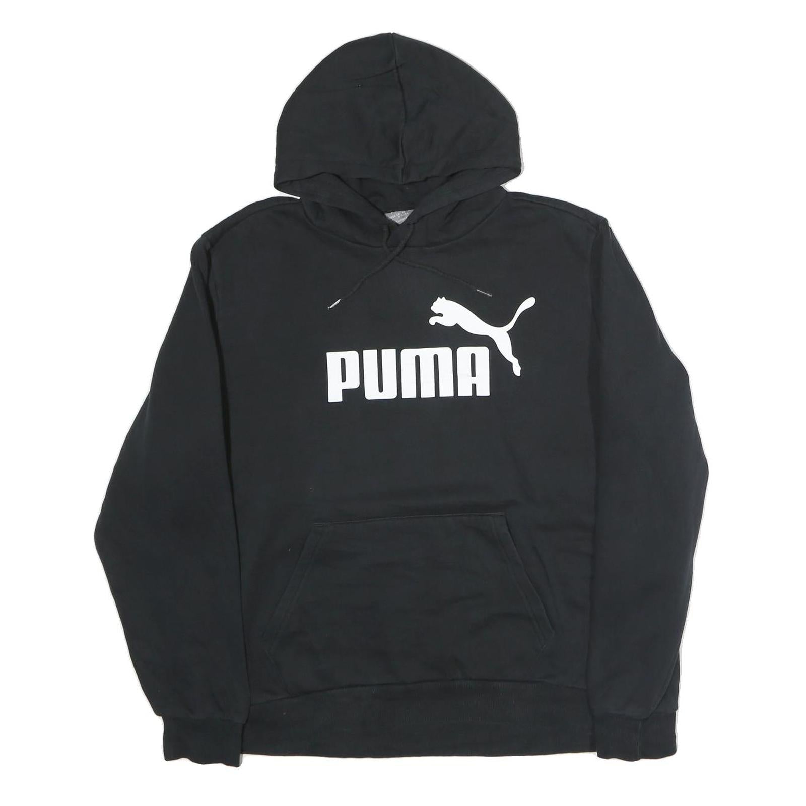 Buy PUMA Mens Black Cotton Pullover Hoodie L Logo Print Casual Sportswear Refurbished - $35.09 PUMA Mens Black Cotton Pullover Hoodie L Logo Print Casual Sportswear Refurbished - N/A refurbished available on Cerqular