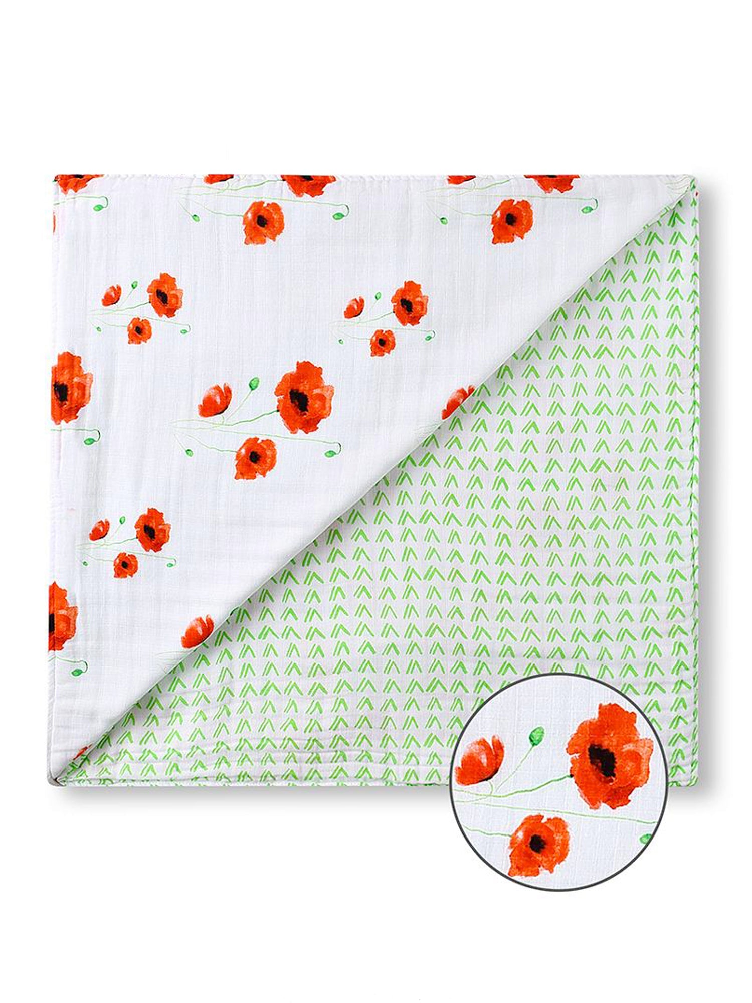 Organic Snug Blanket - Poppy Refurbished - Malabar Baby refurbished available on Cerqular
